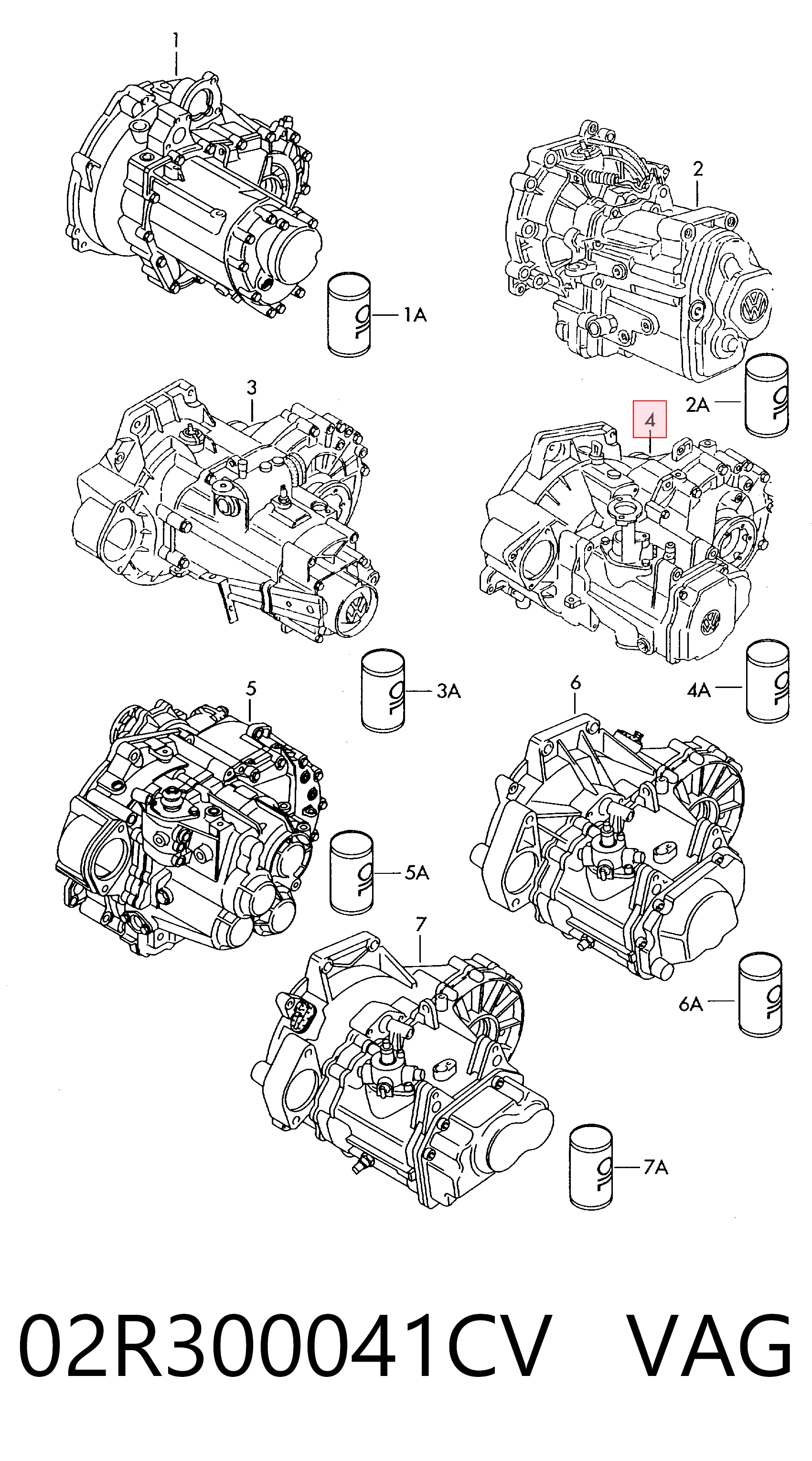 02R300041CV VAG