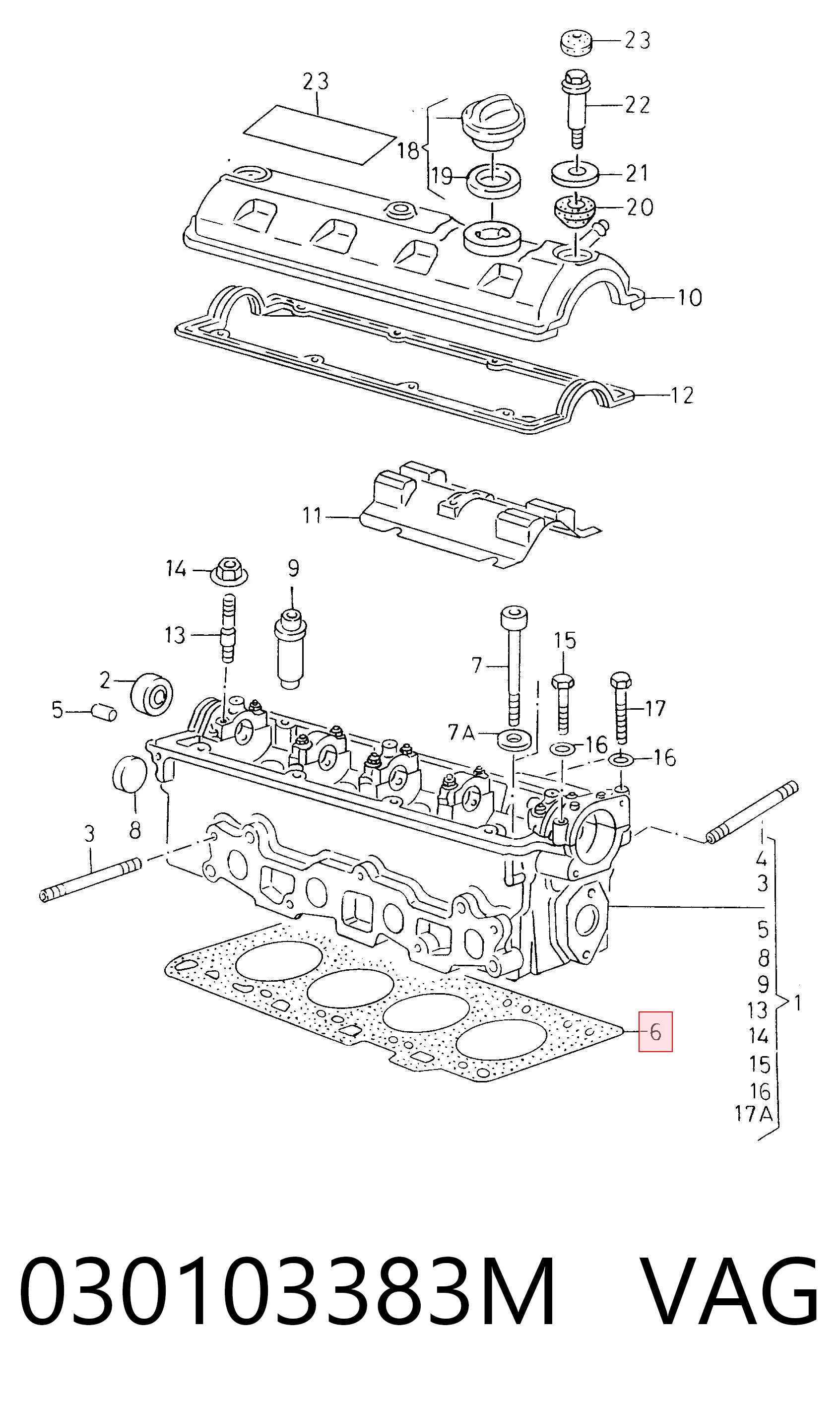 Comprar Junta de culata Polo II 86C
