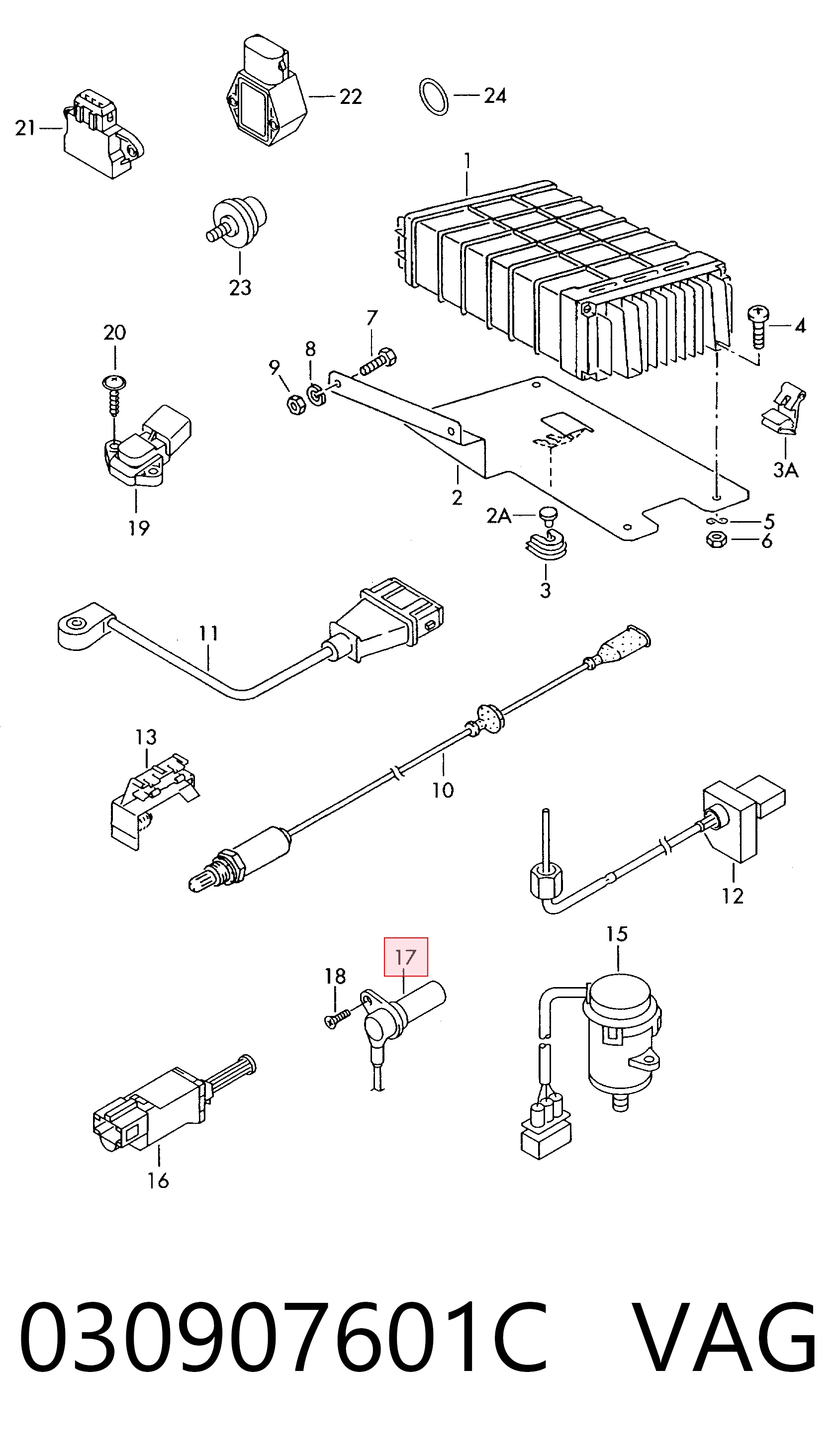 Comprar Sensor de posición del árbol de levas Volkswagen Bora 1J6 a bajo precio