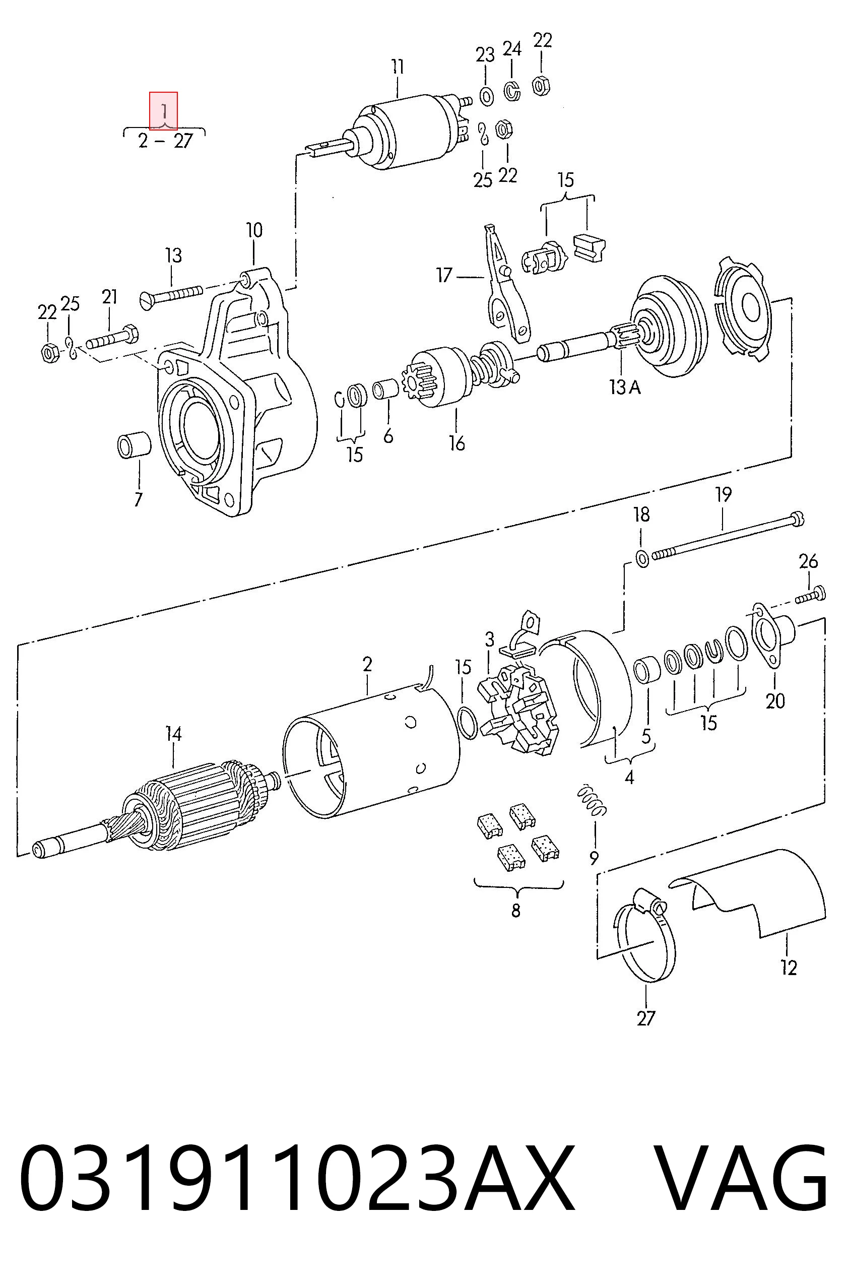 031911023AX VAG
