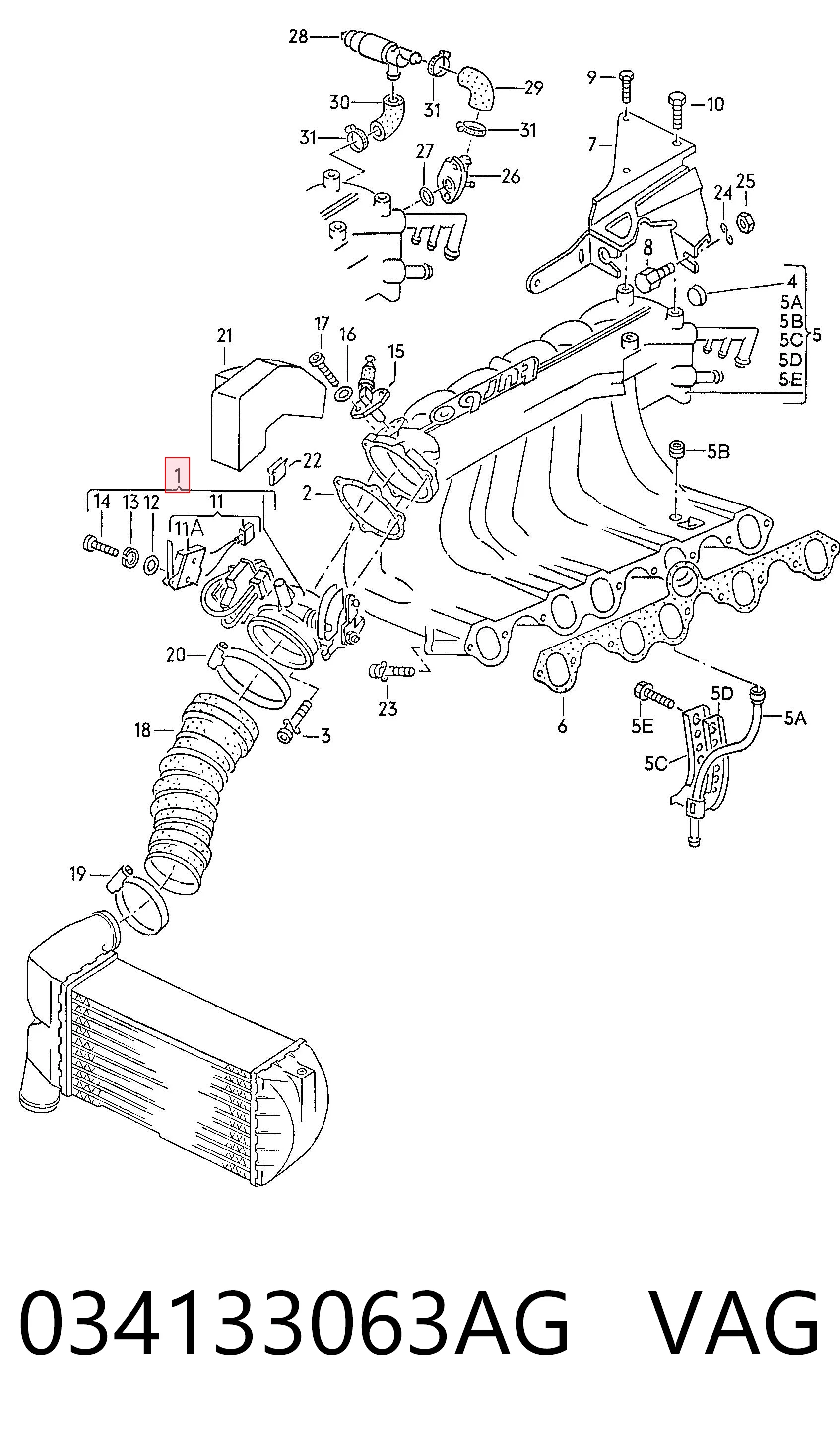 Comprar Cuerpo de aceleración completo Audi 100  44, 44Q a bajo precio