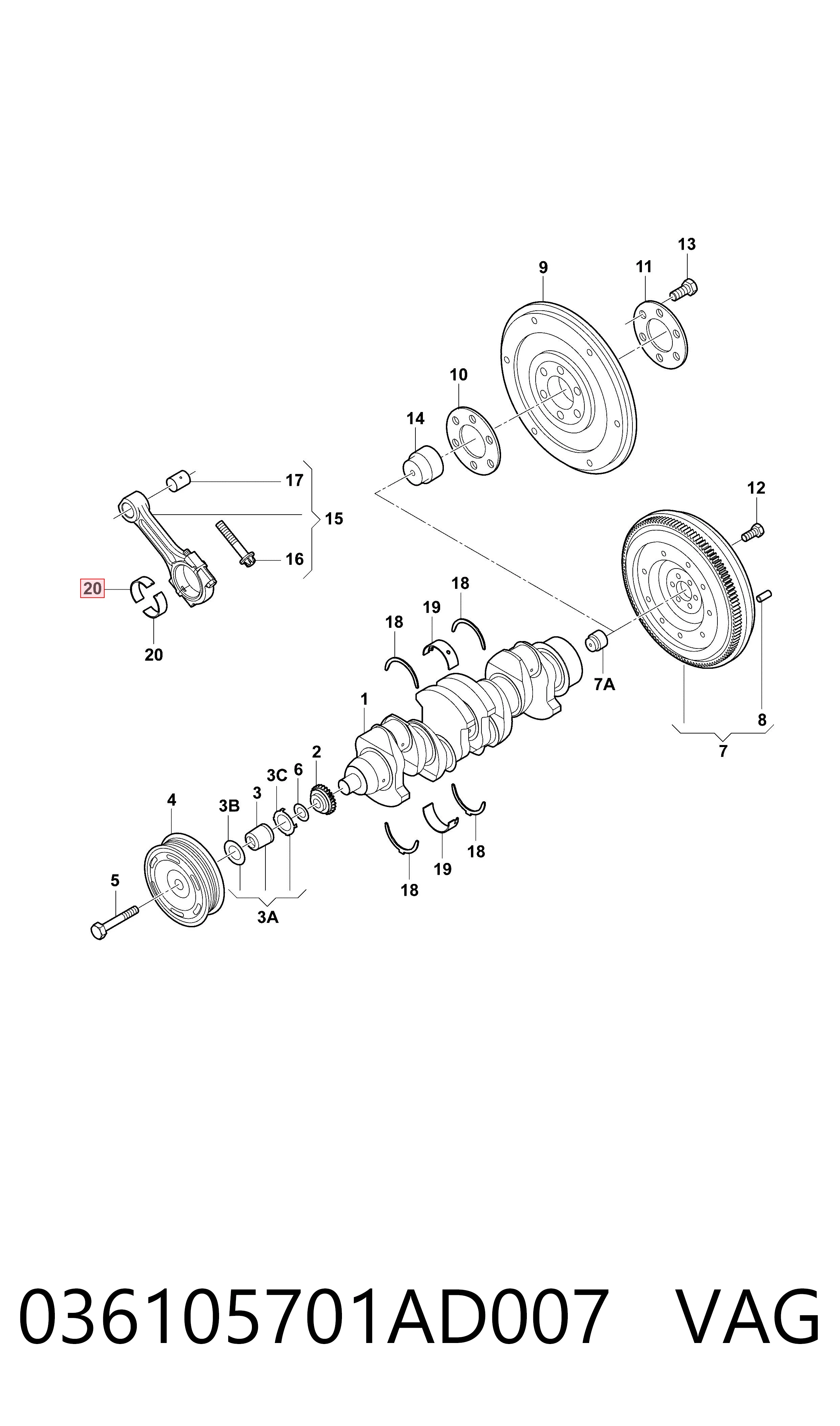 036105701AD007 VAG