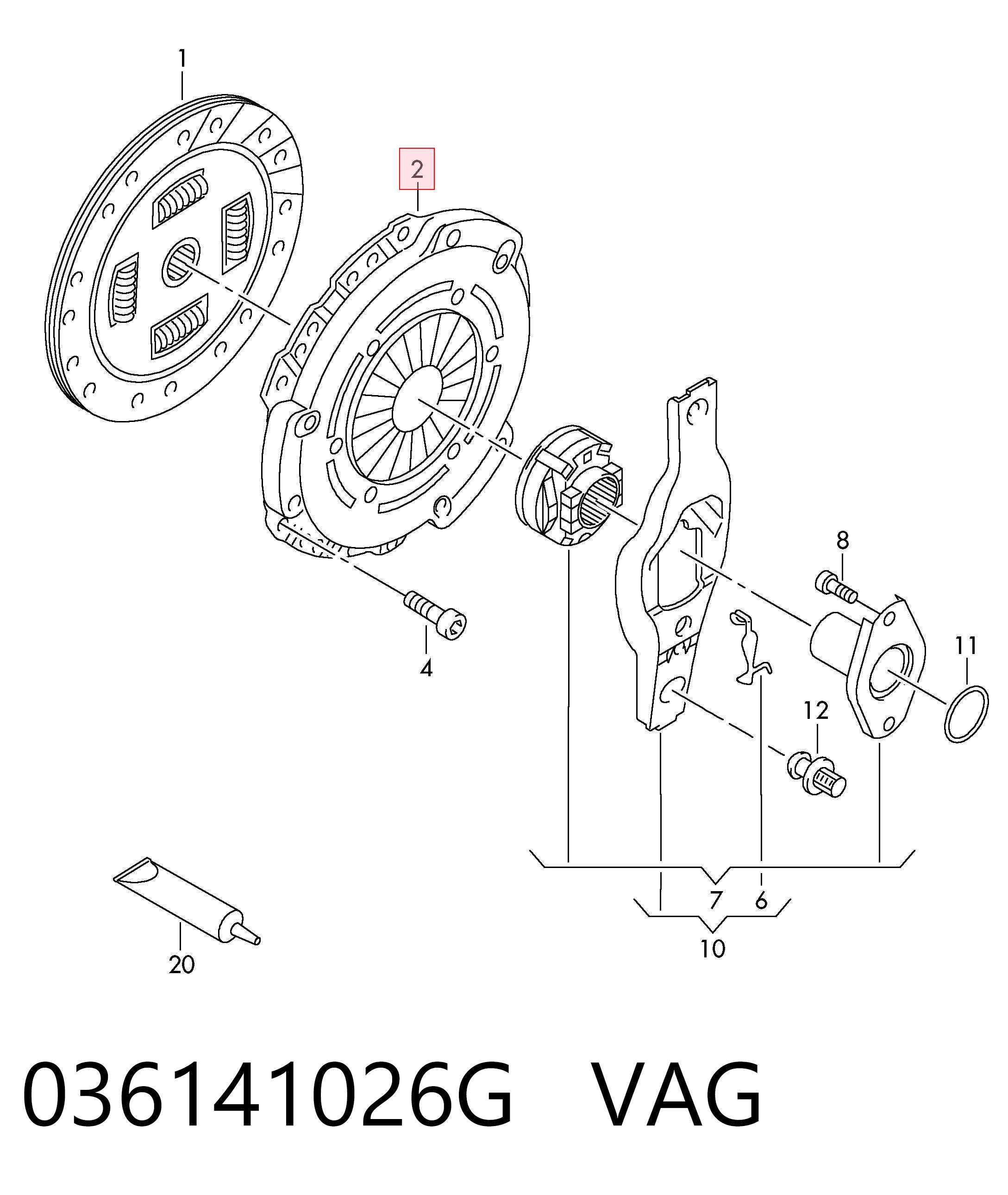 036141026G VAG