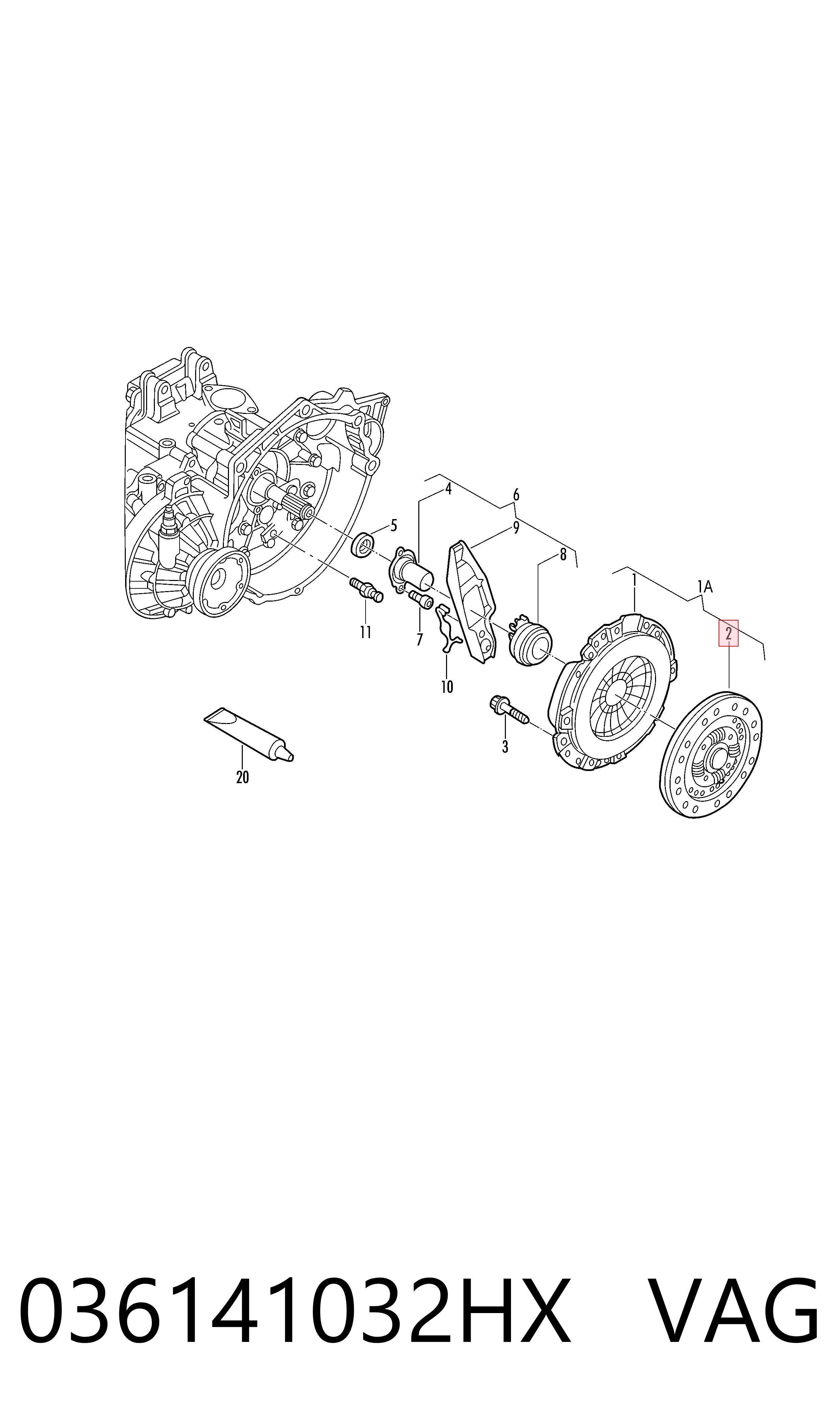Comprar Disco de embrague Audi A3 Sportback 8PA