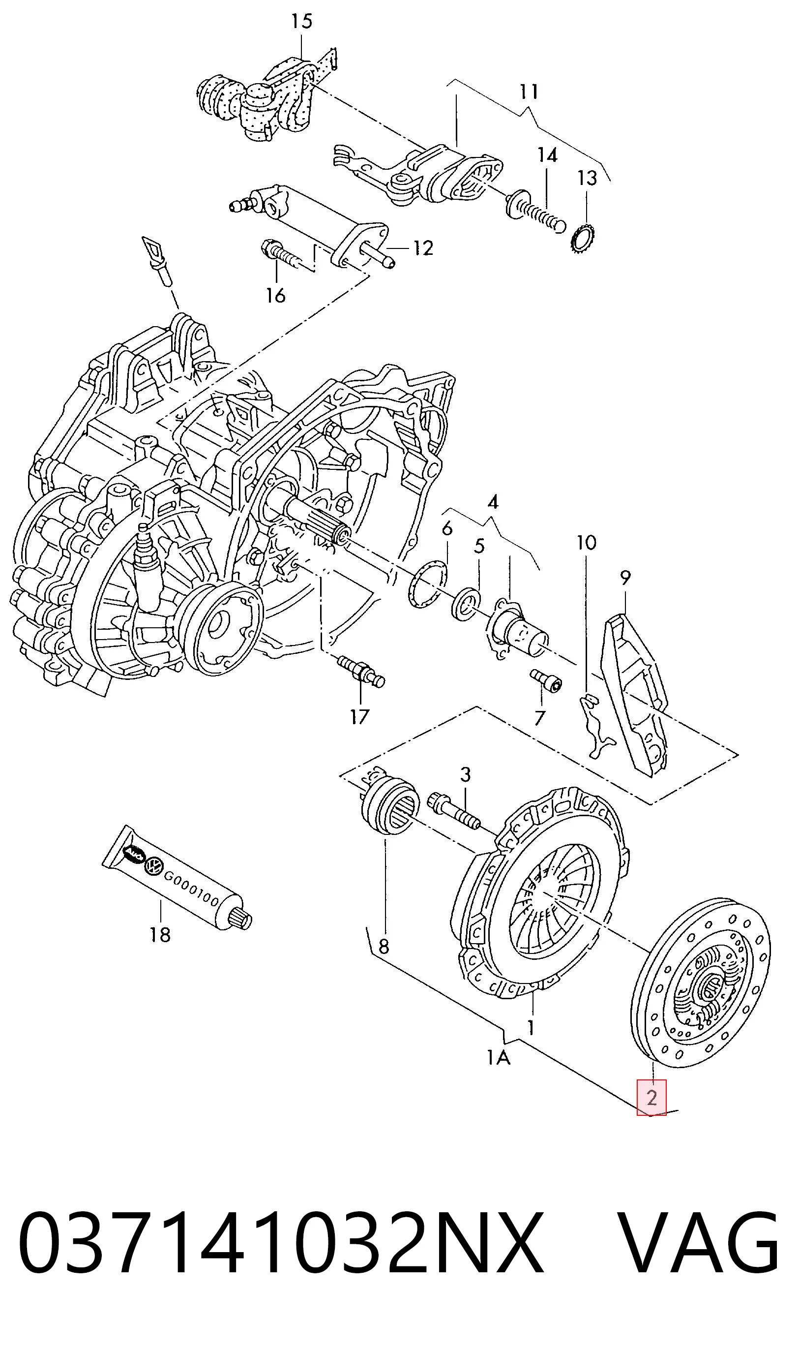 037141032NX VAG