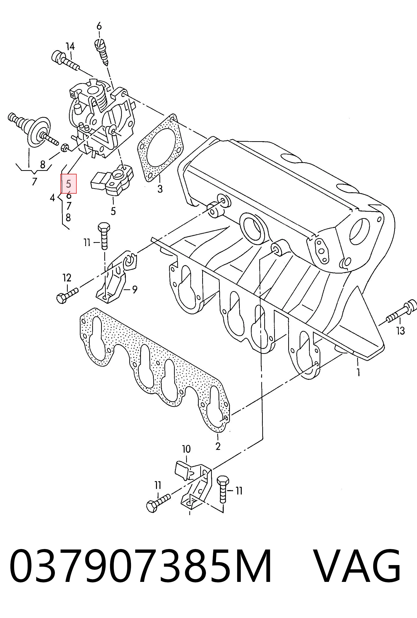Sensor TPS para Audi 80 8C2