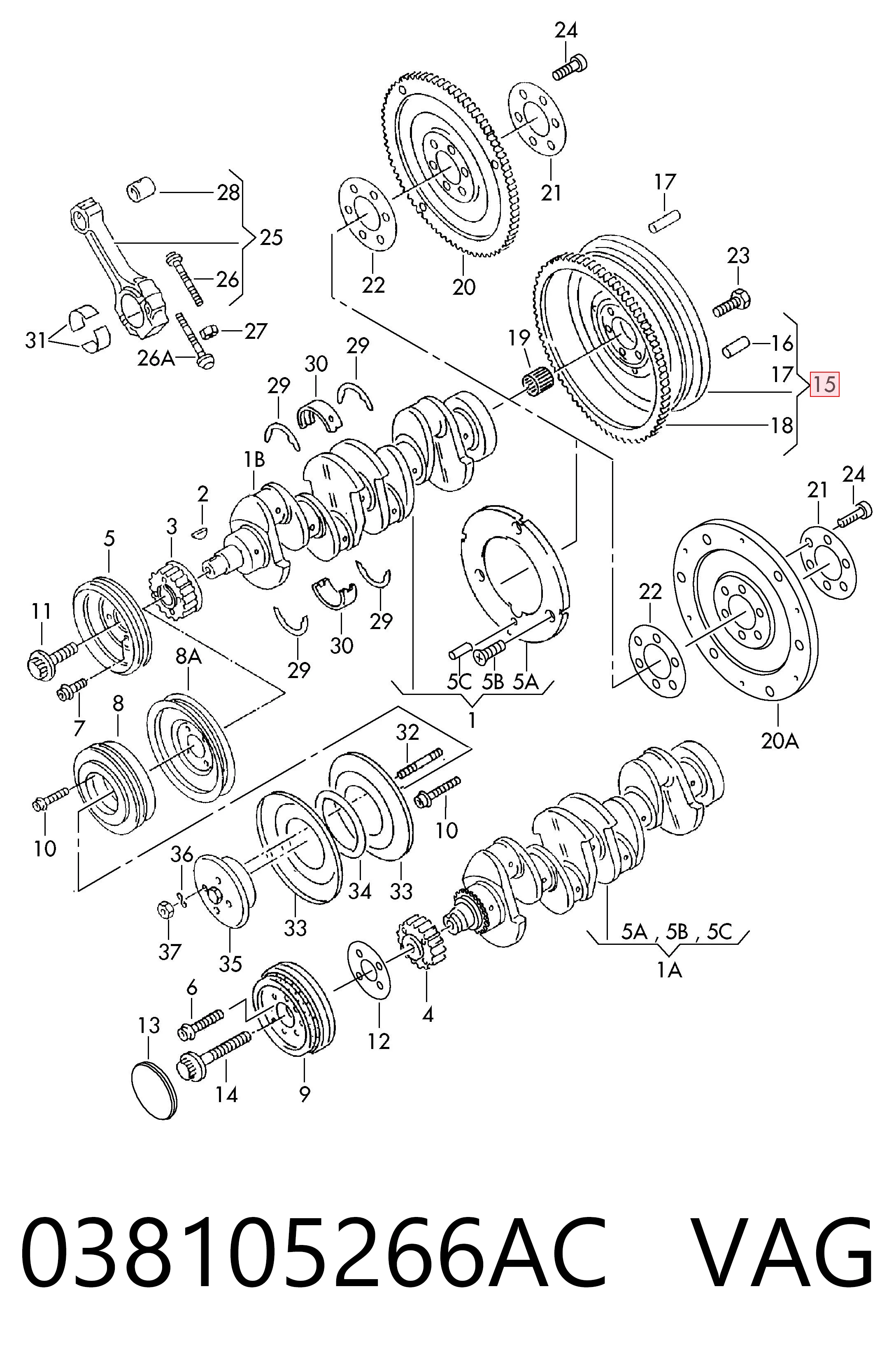 Volante de motor para Audi A4 B7 8EC