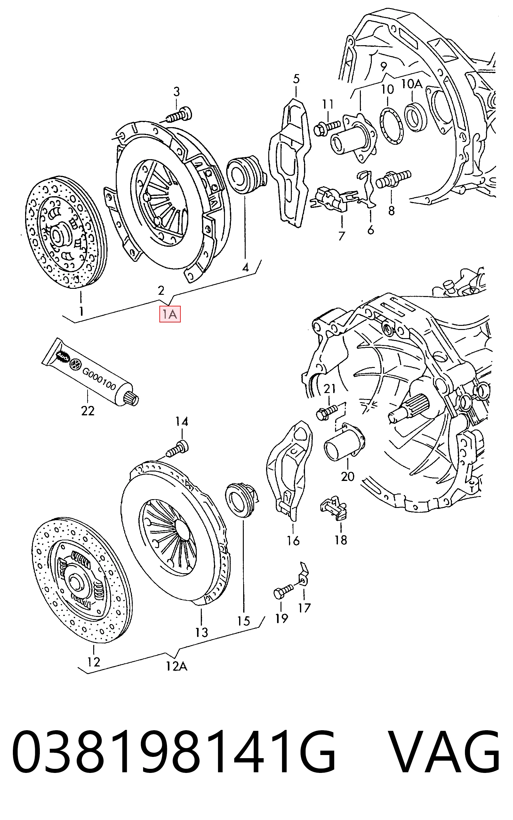 Embrague para Audi A6 4F2