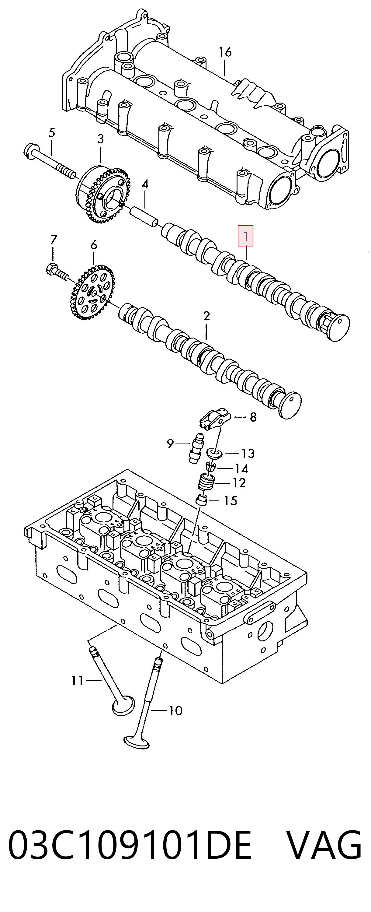 03C109101DE VAG