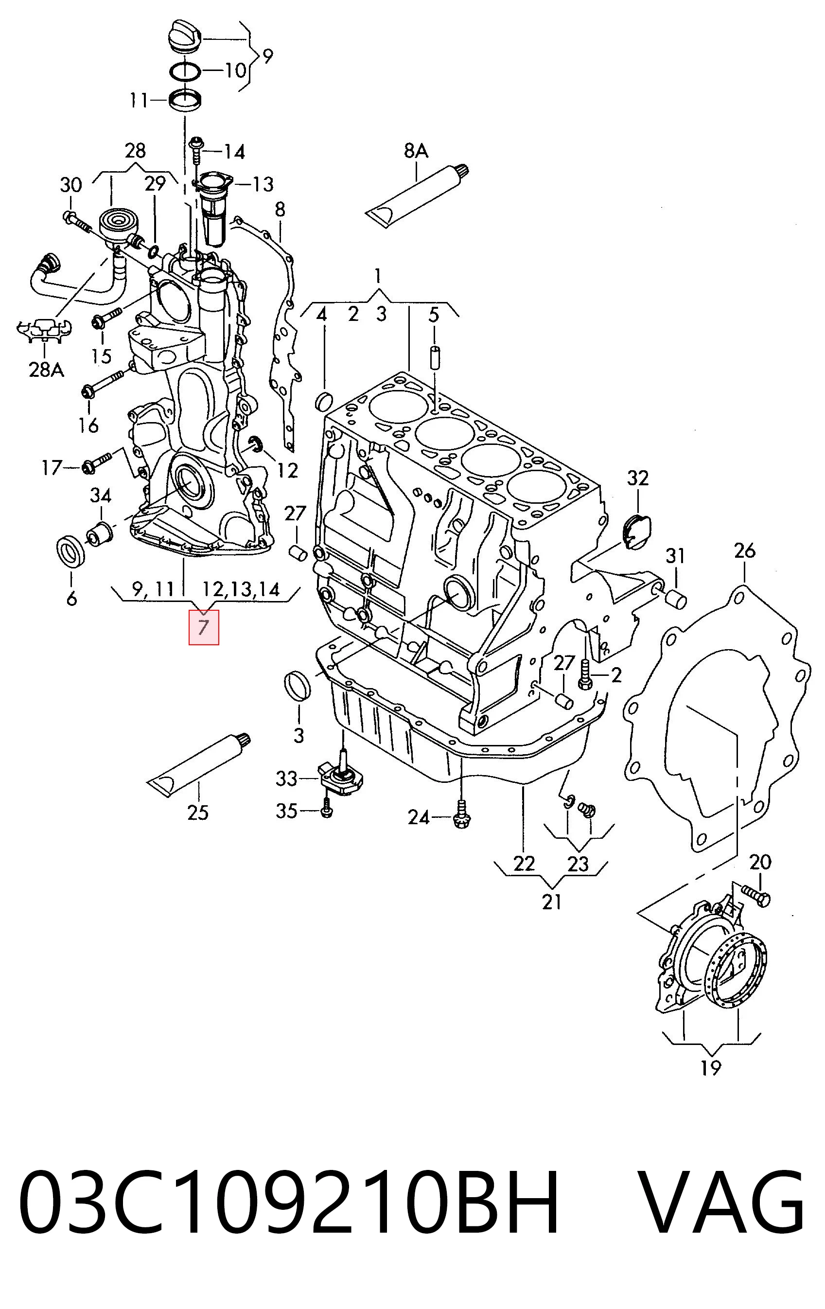03C109210BH VAG