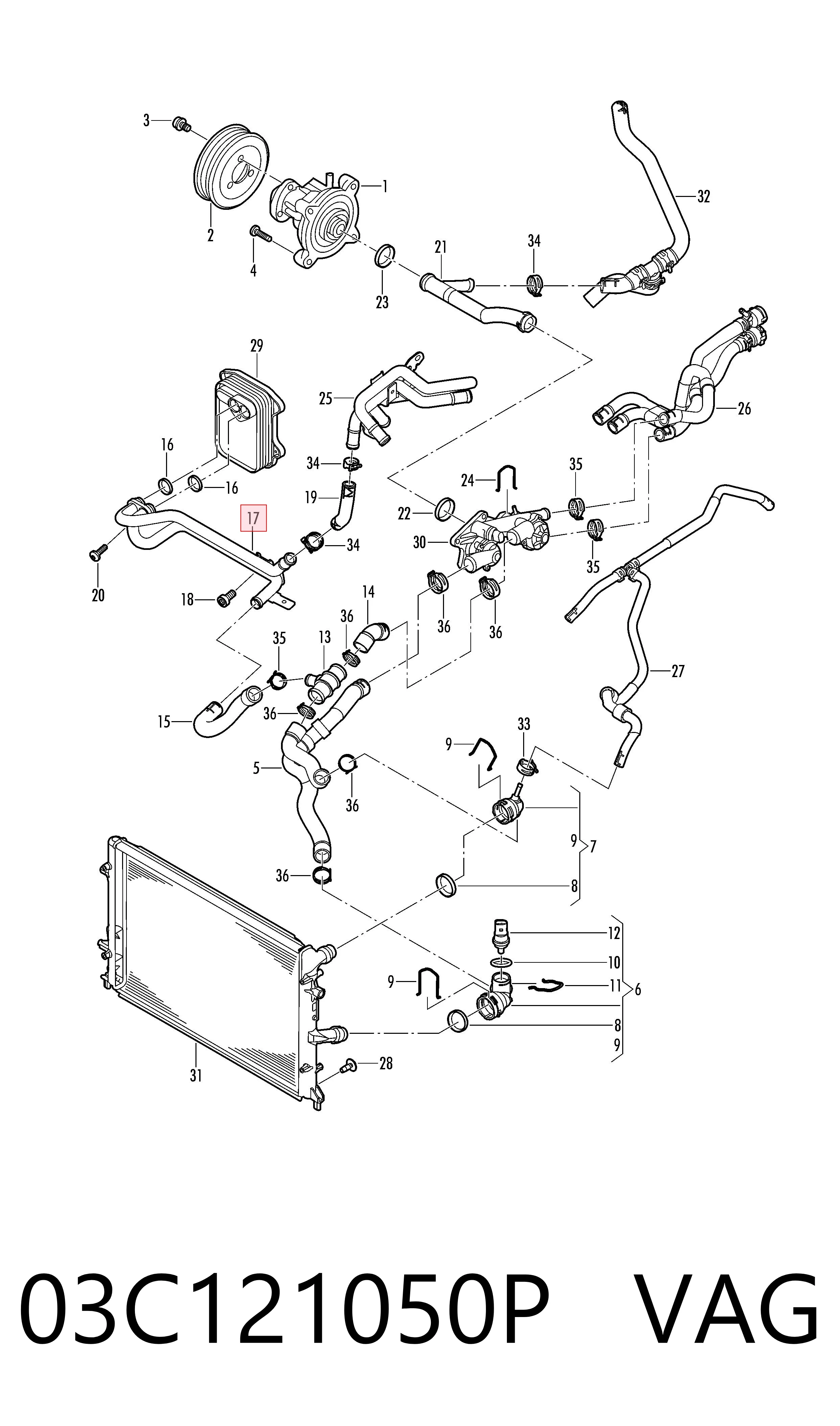 03C121050P VAG