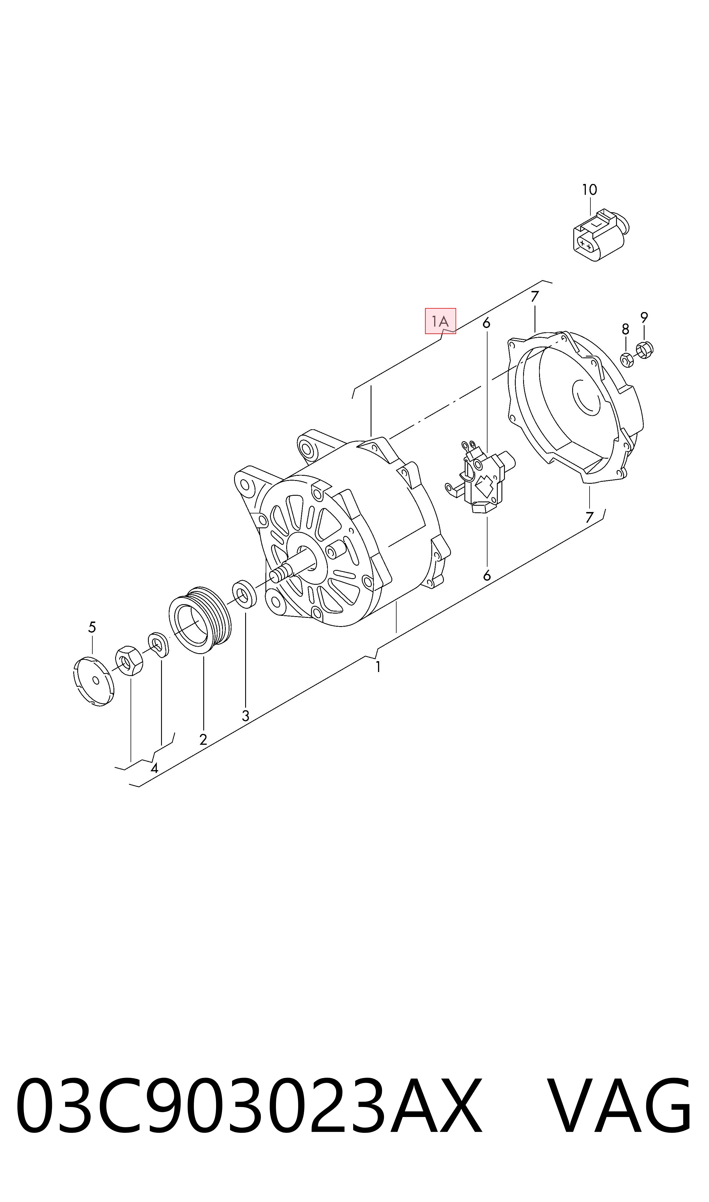 03C903023AX VAG