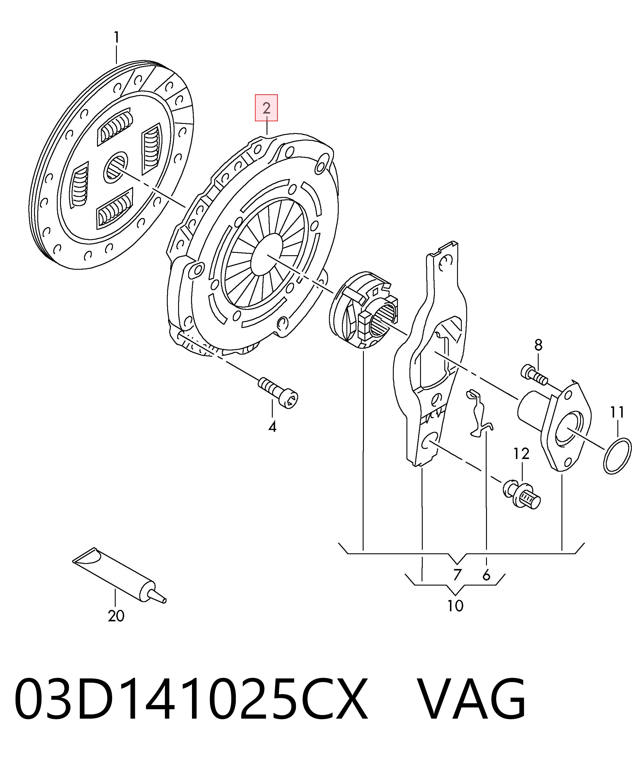 03D141025CX VAG