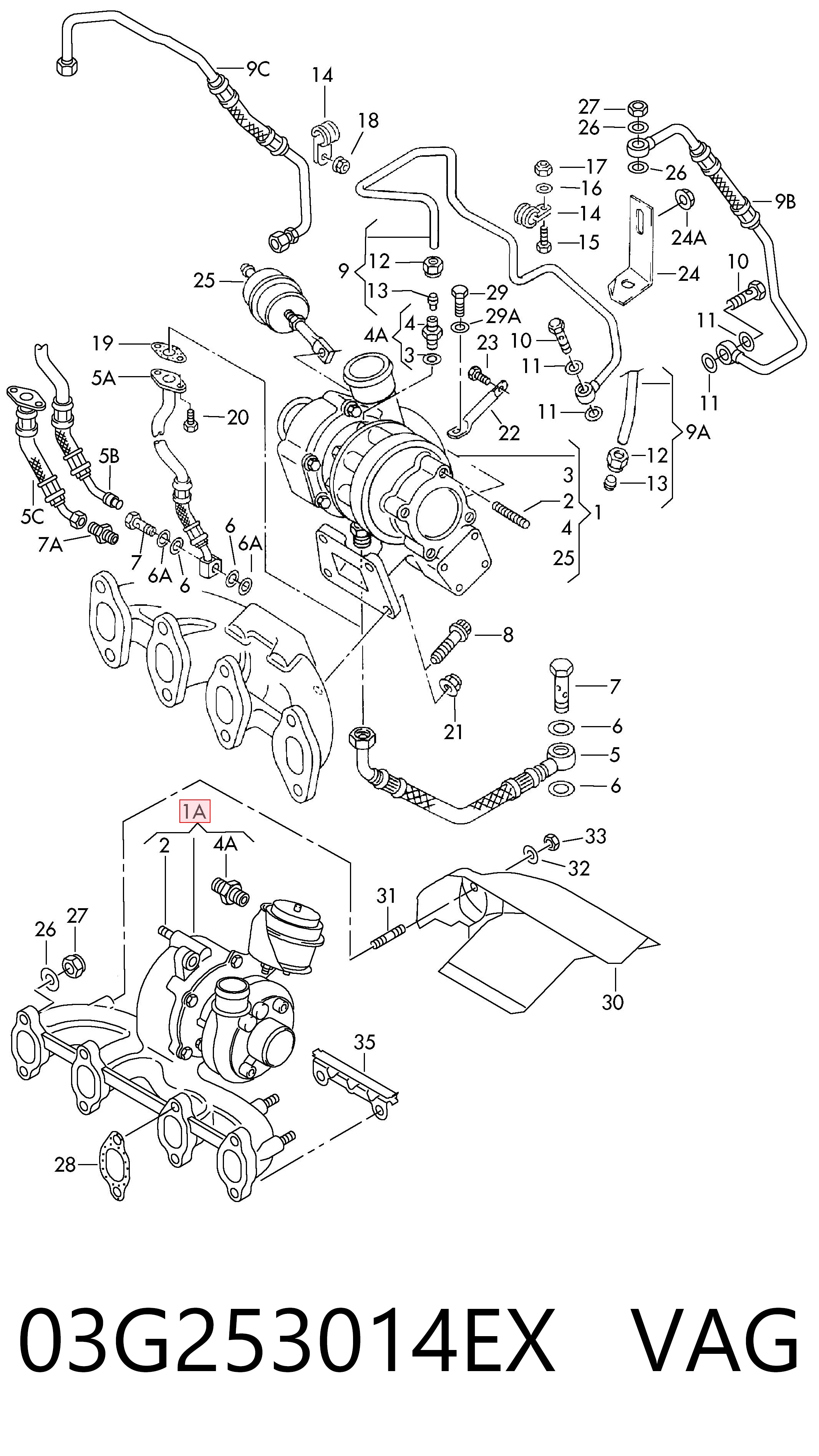 Turbo para motor Seat Alhambra  (1996-2010)