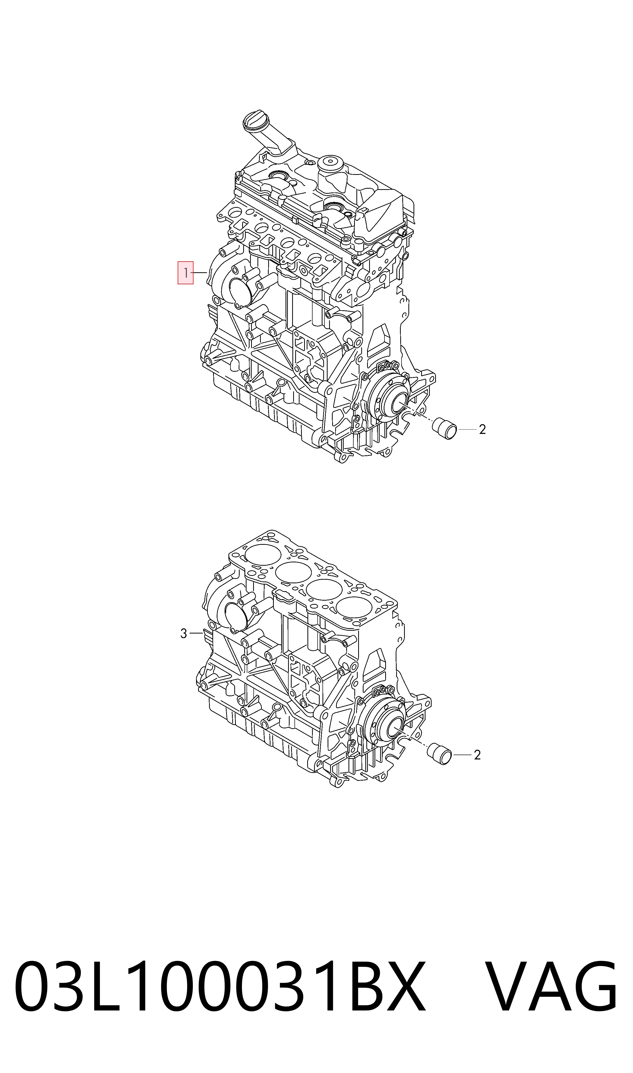 03L100031BX VAG