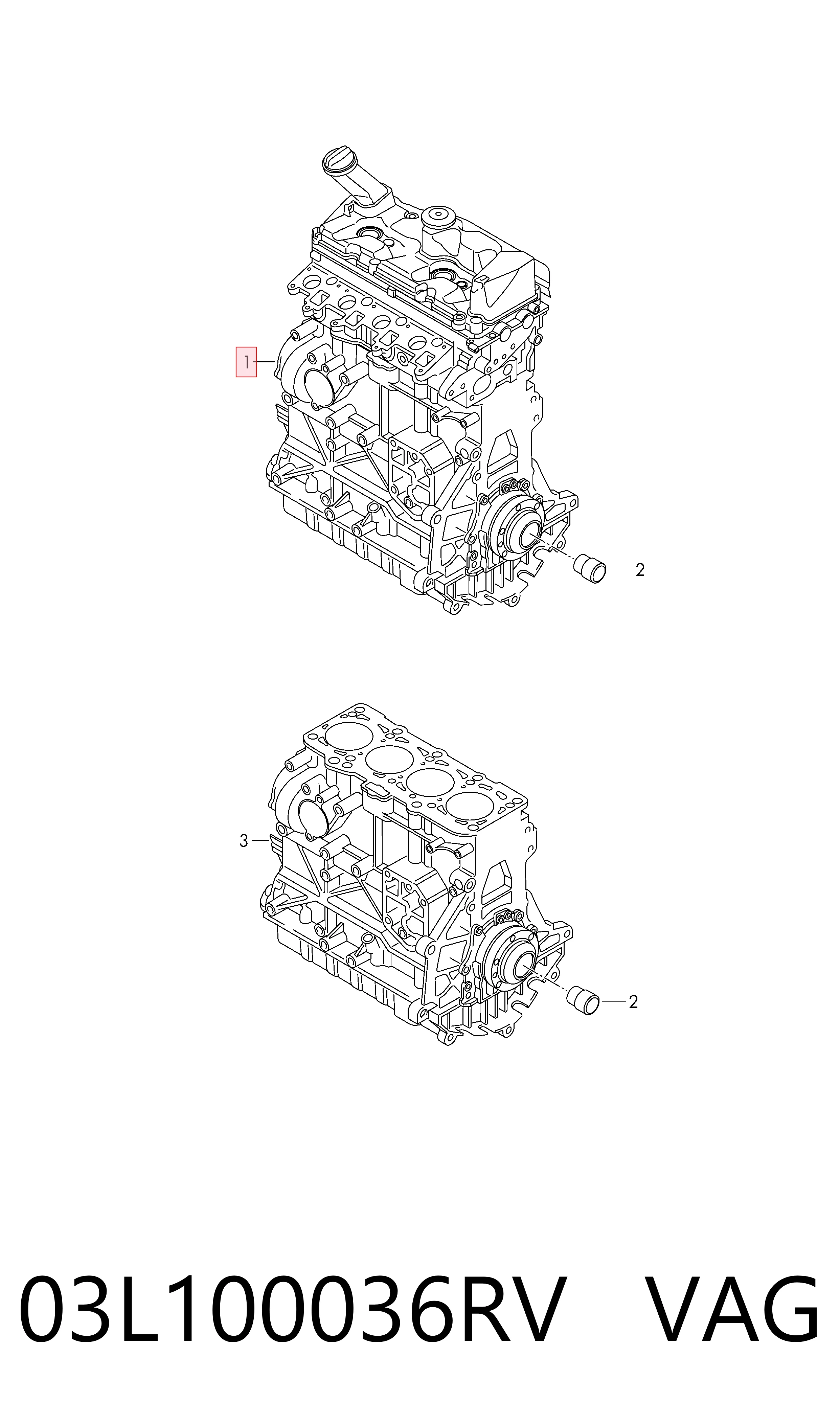  Motor completo Volkswagen Transporter 