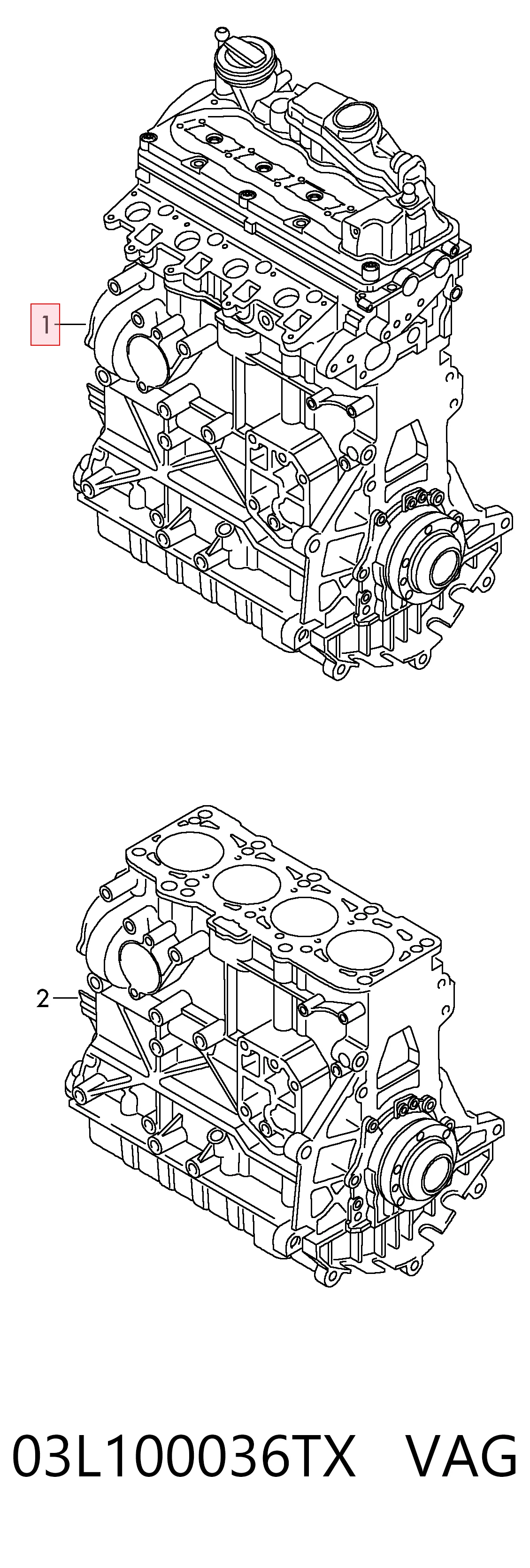 Motor completo para Volkswagen Passat CC B7 358