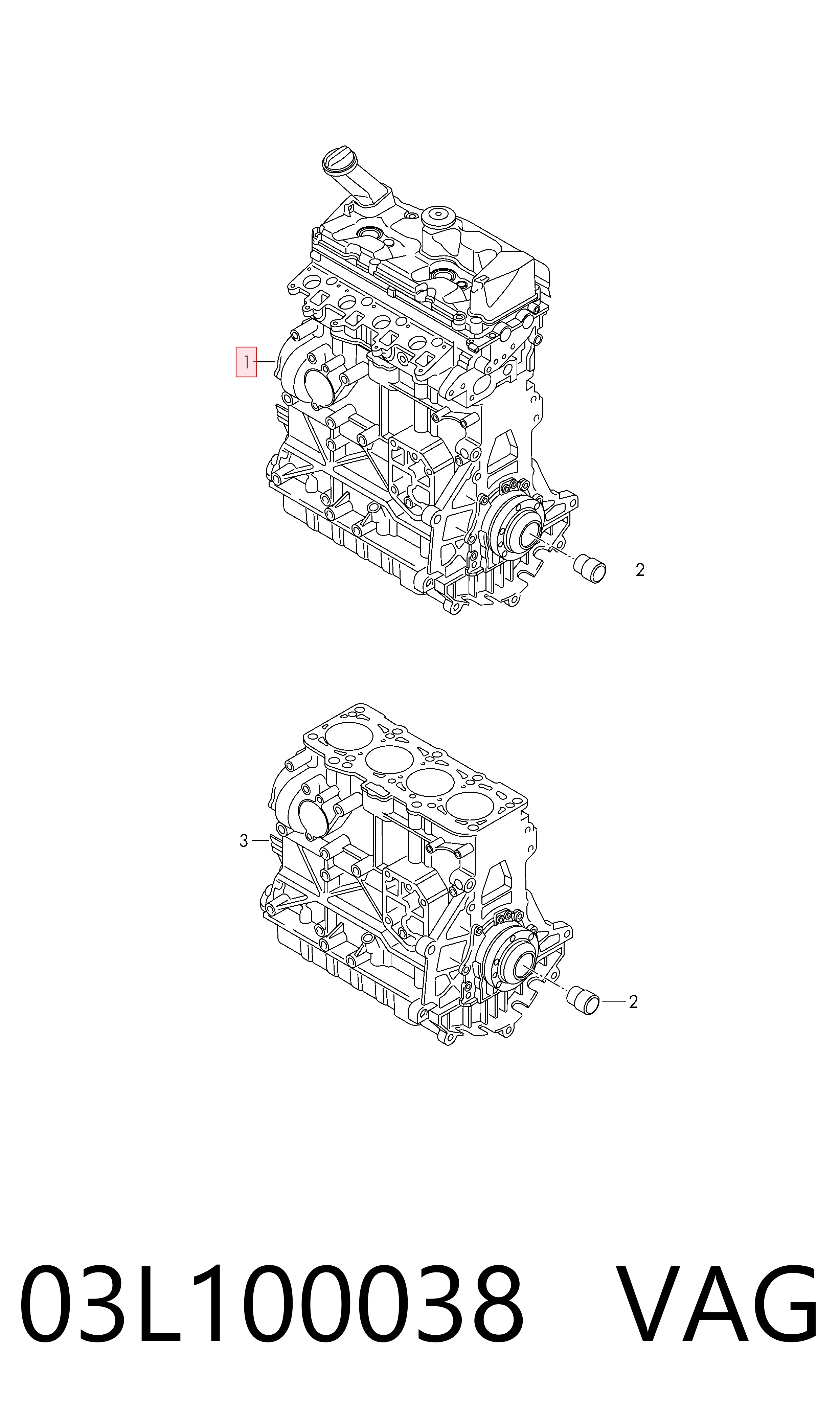 Motor Volkswagen Transporter T5