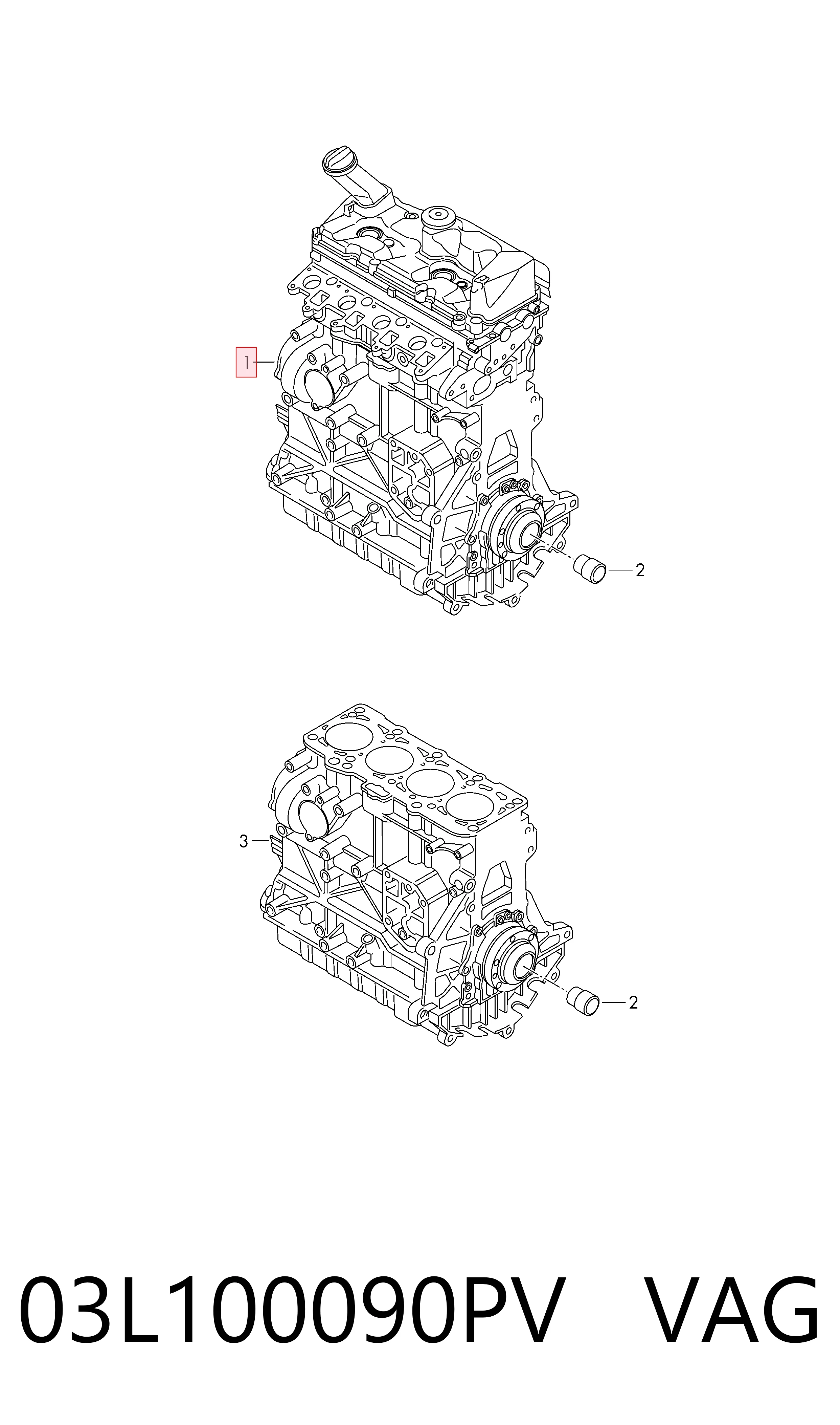 Motor completo Volkswagen Passat B7 familiar (365) (2010 - 2015) precio, desde 2069,10 EUR