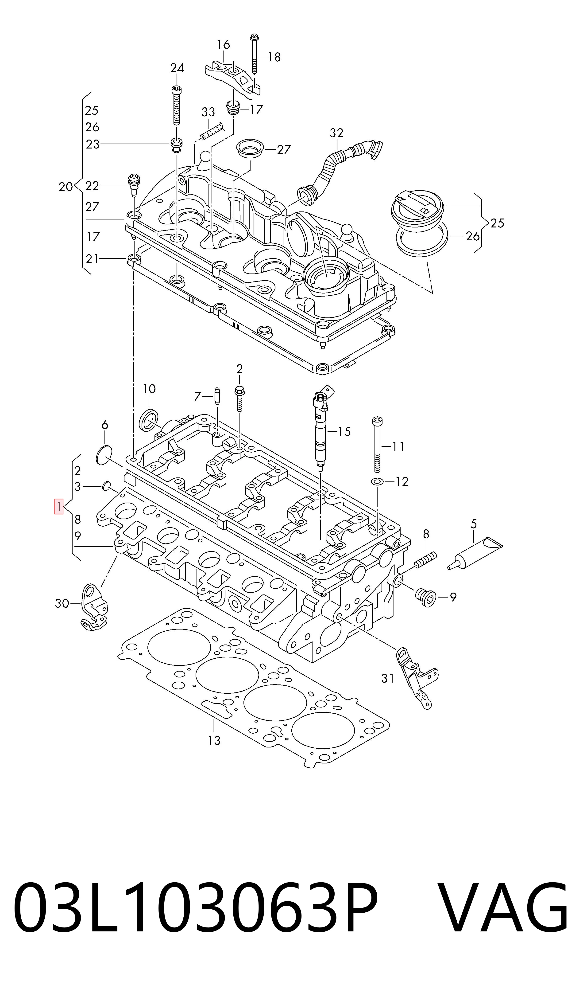 Comprar Culata Volkswagen Jetta IV 162, 163, AV3, AV2, AY2, AY3 a bajo precio