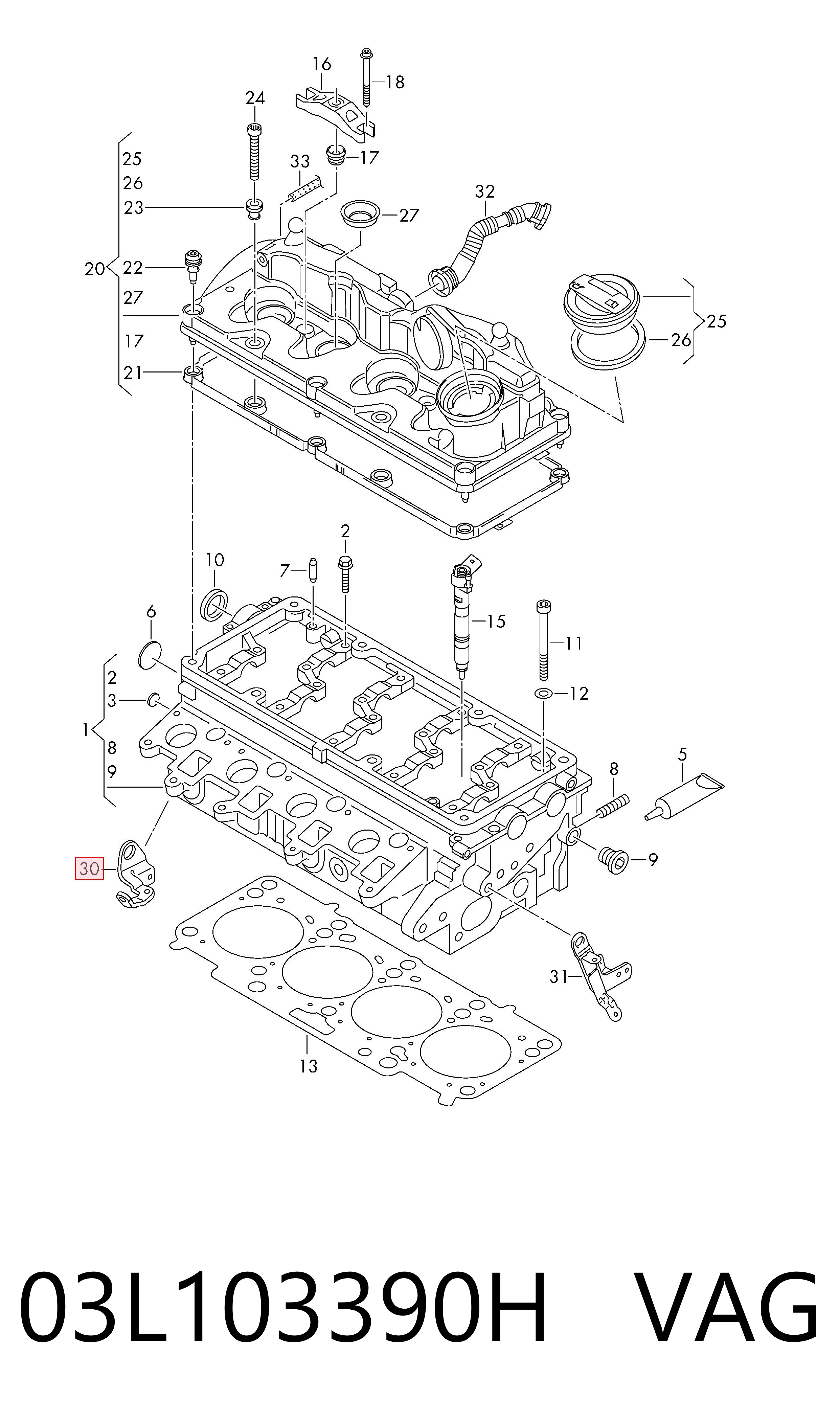 03L103390H VAG