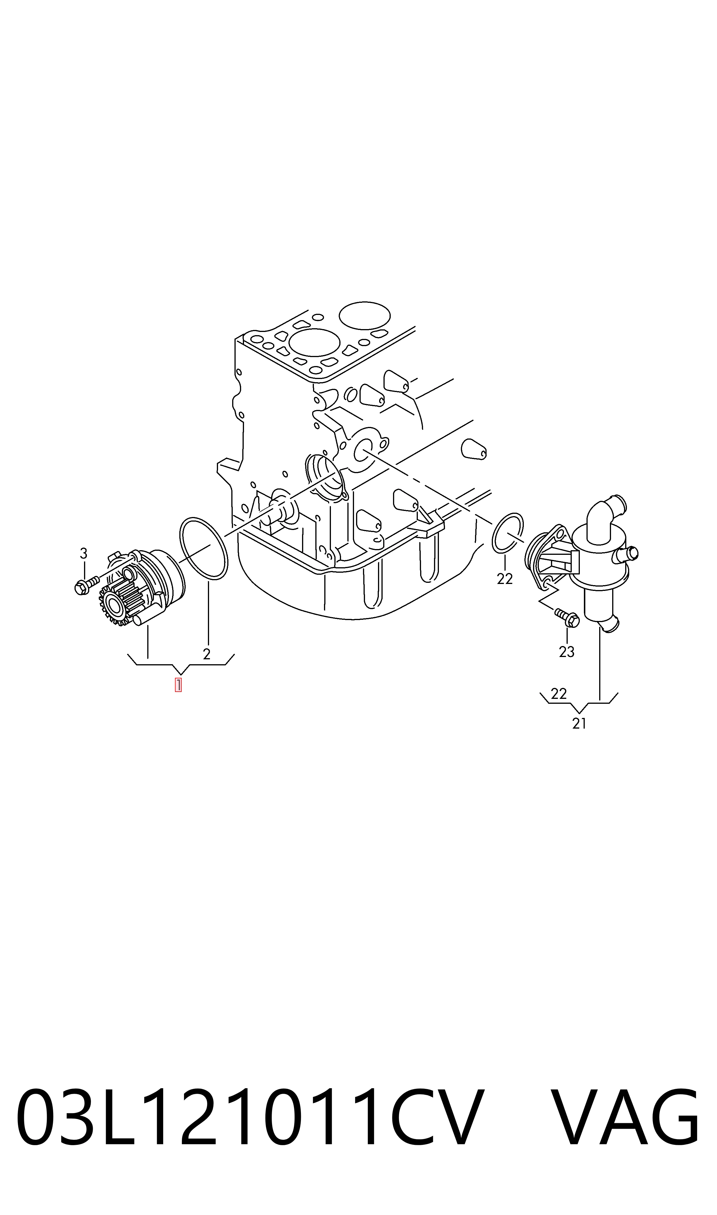 Motor de agua SuperB II liftback (2008-2015) original desde 40,76 €