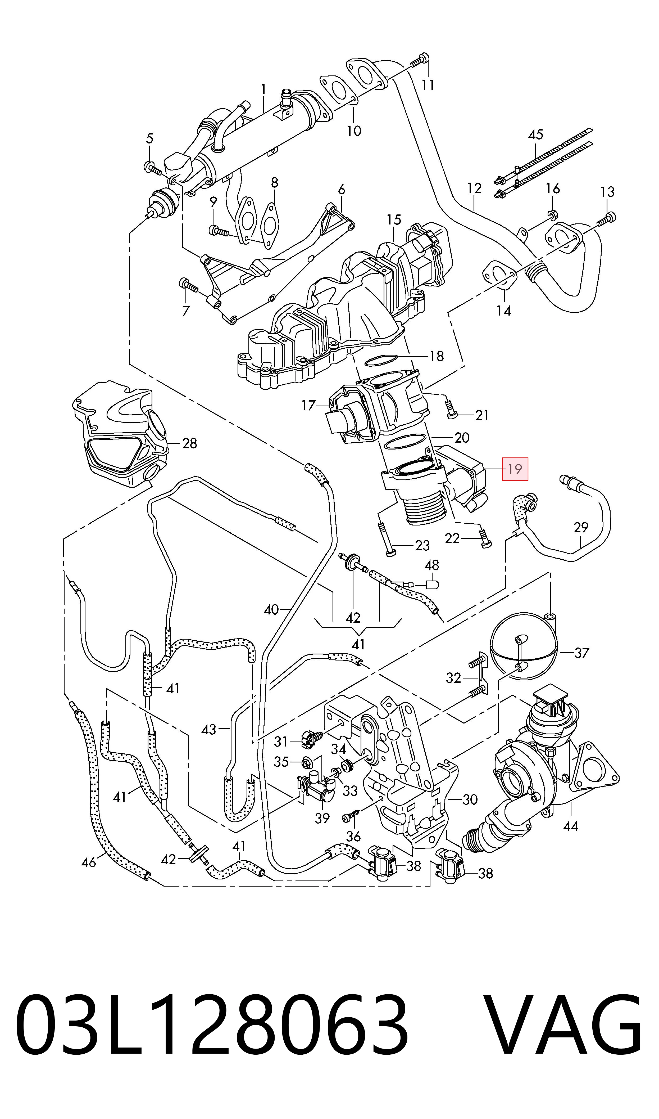 Caja de mariposa para Audi TT  (8J9)