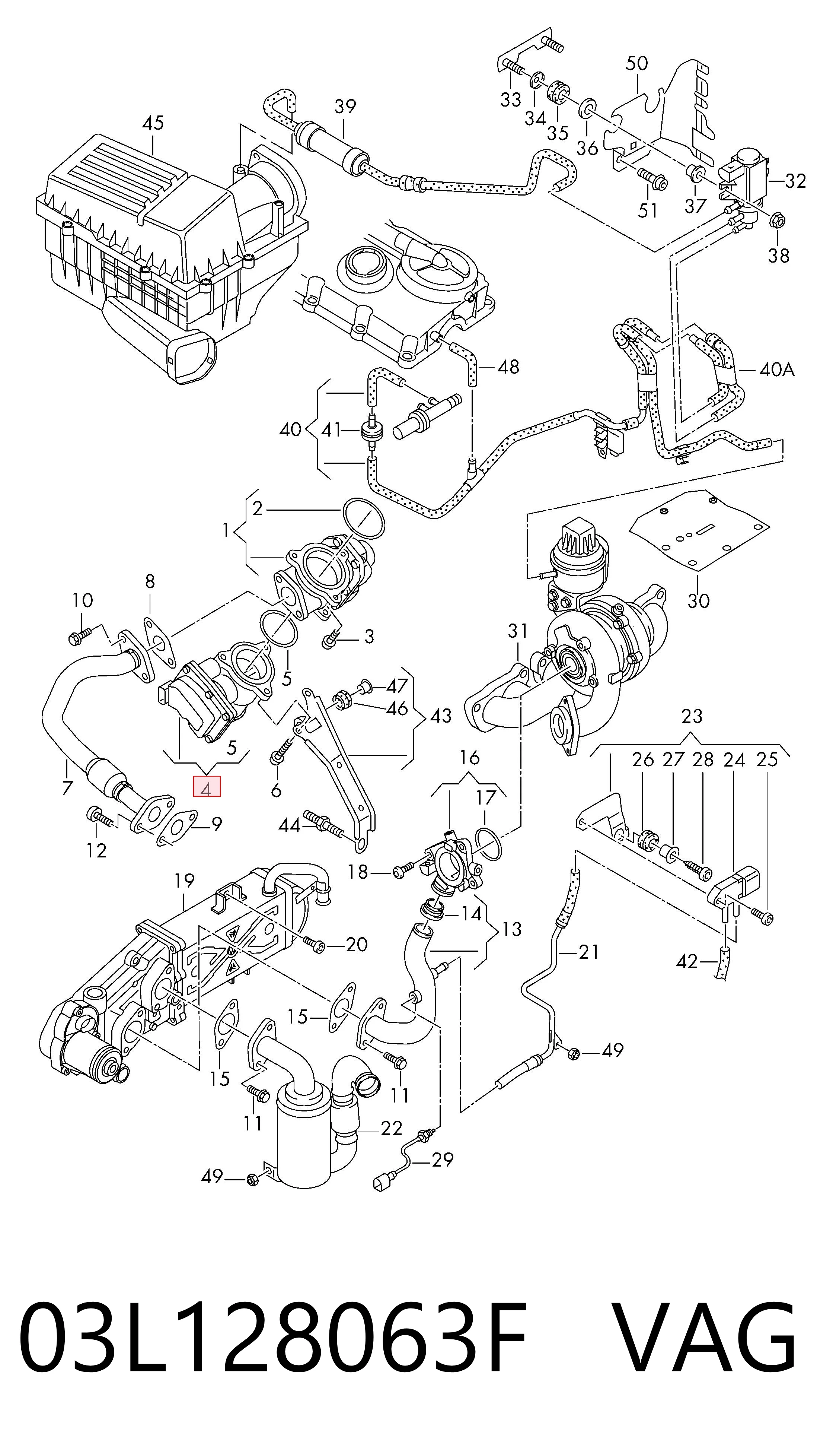 Cuerpo de aceleración completo VAG 03L128063F precio, desde 110,35 EUR
