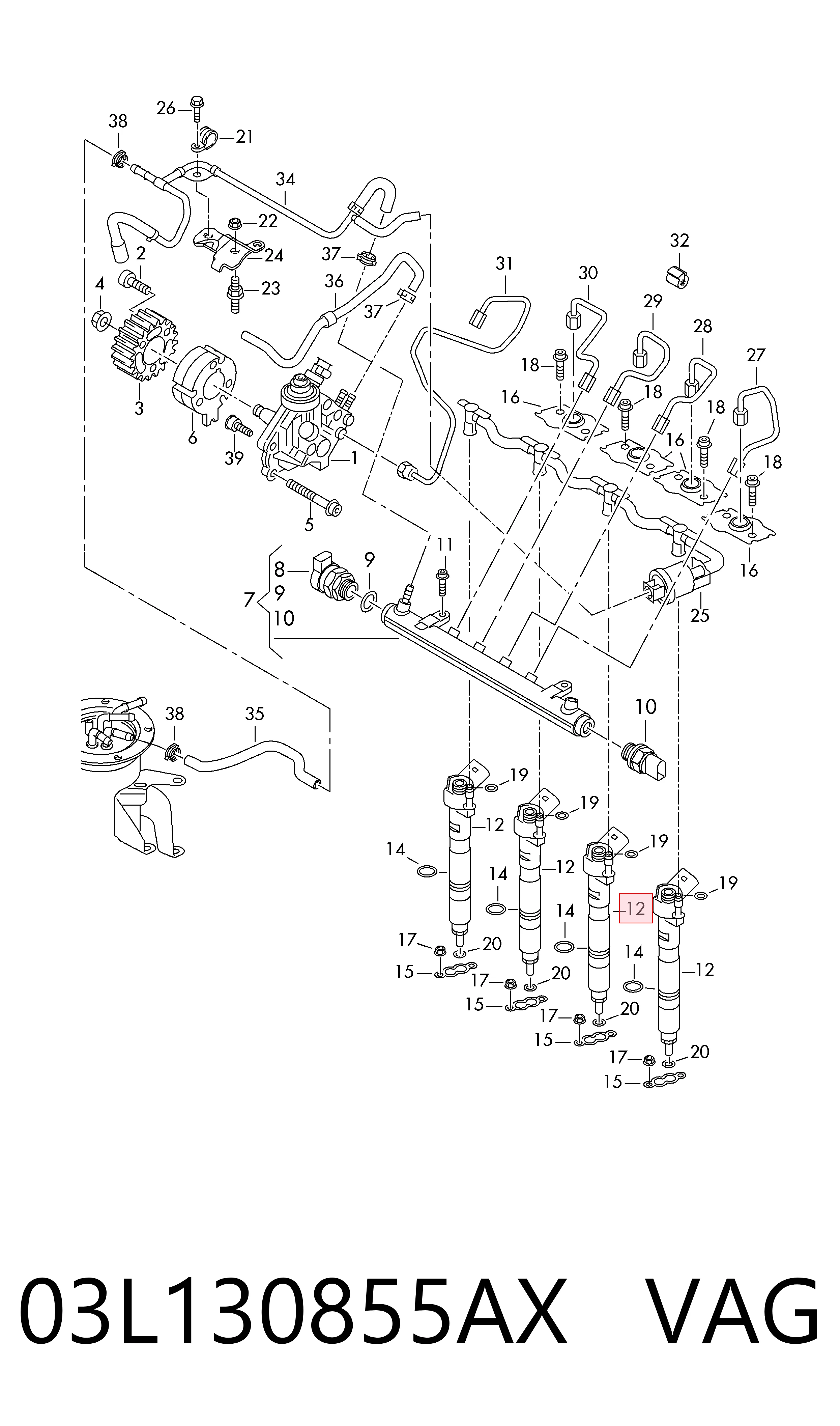 03L130855AX VAG