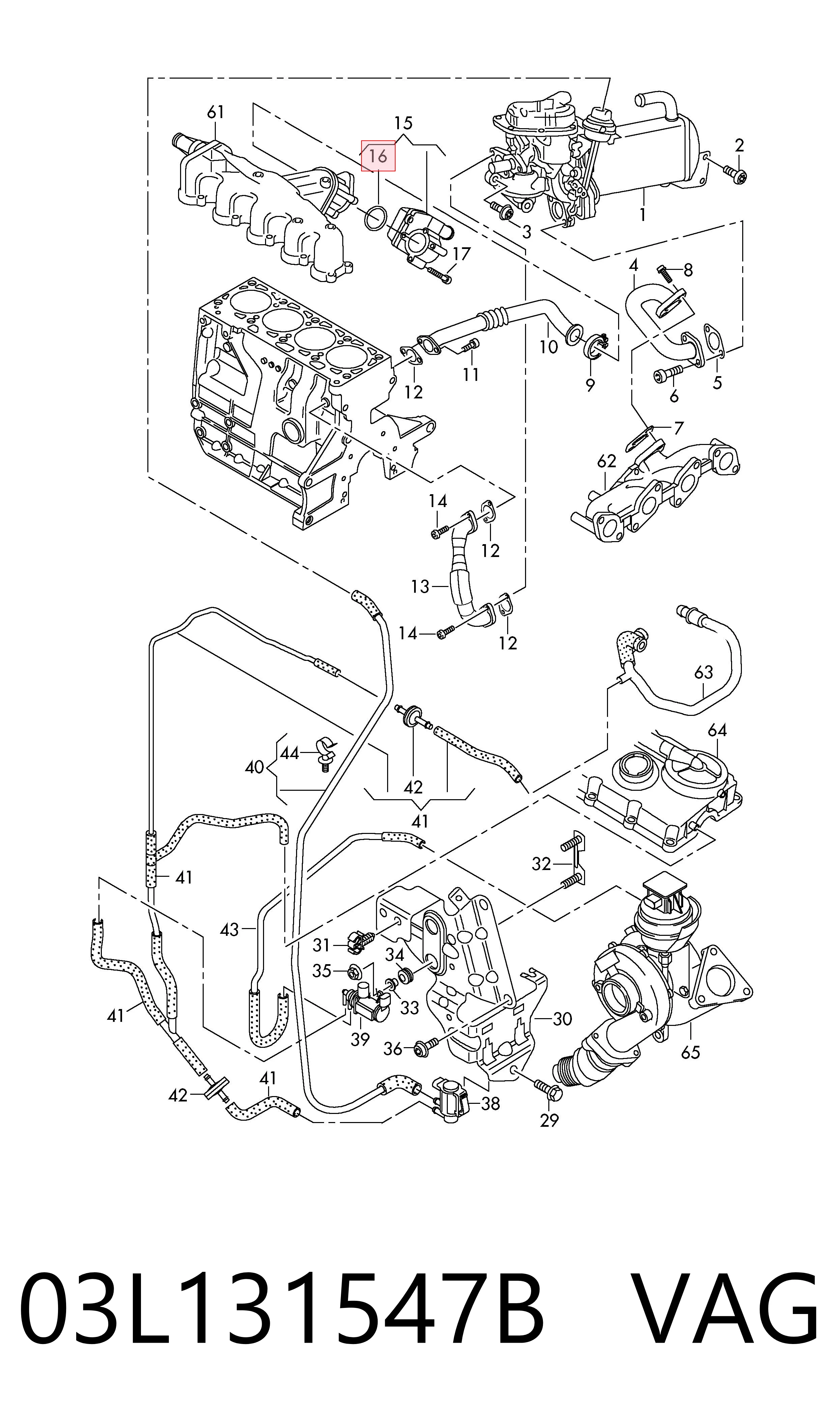 Comprar Junta cuerpo mariposa Volkswagen Passat B5 3B3
