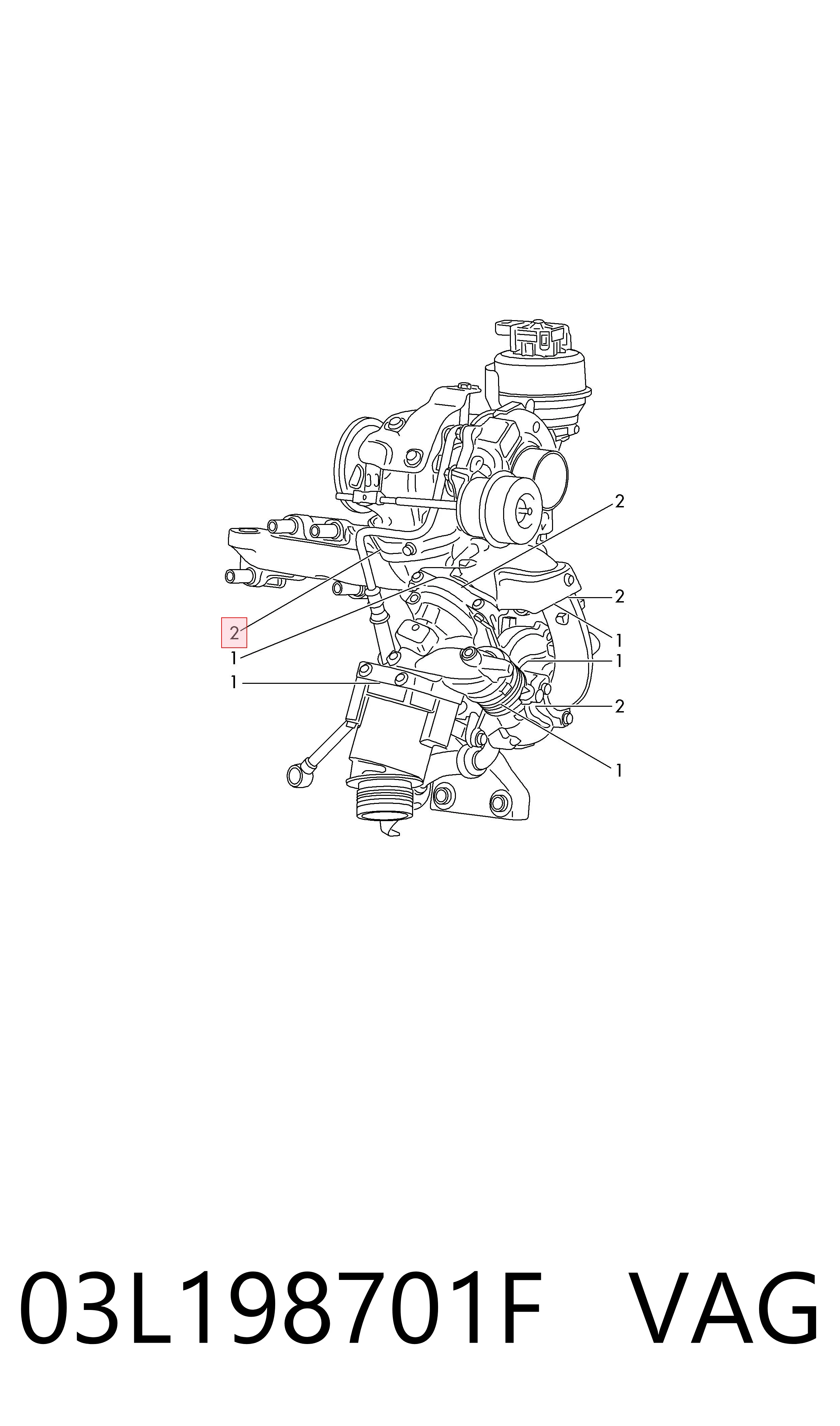 Geometría de la turbina VAG 03L198701F precio, desde 47,94 EUR