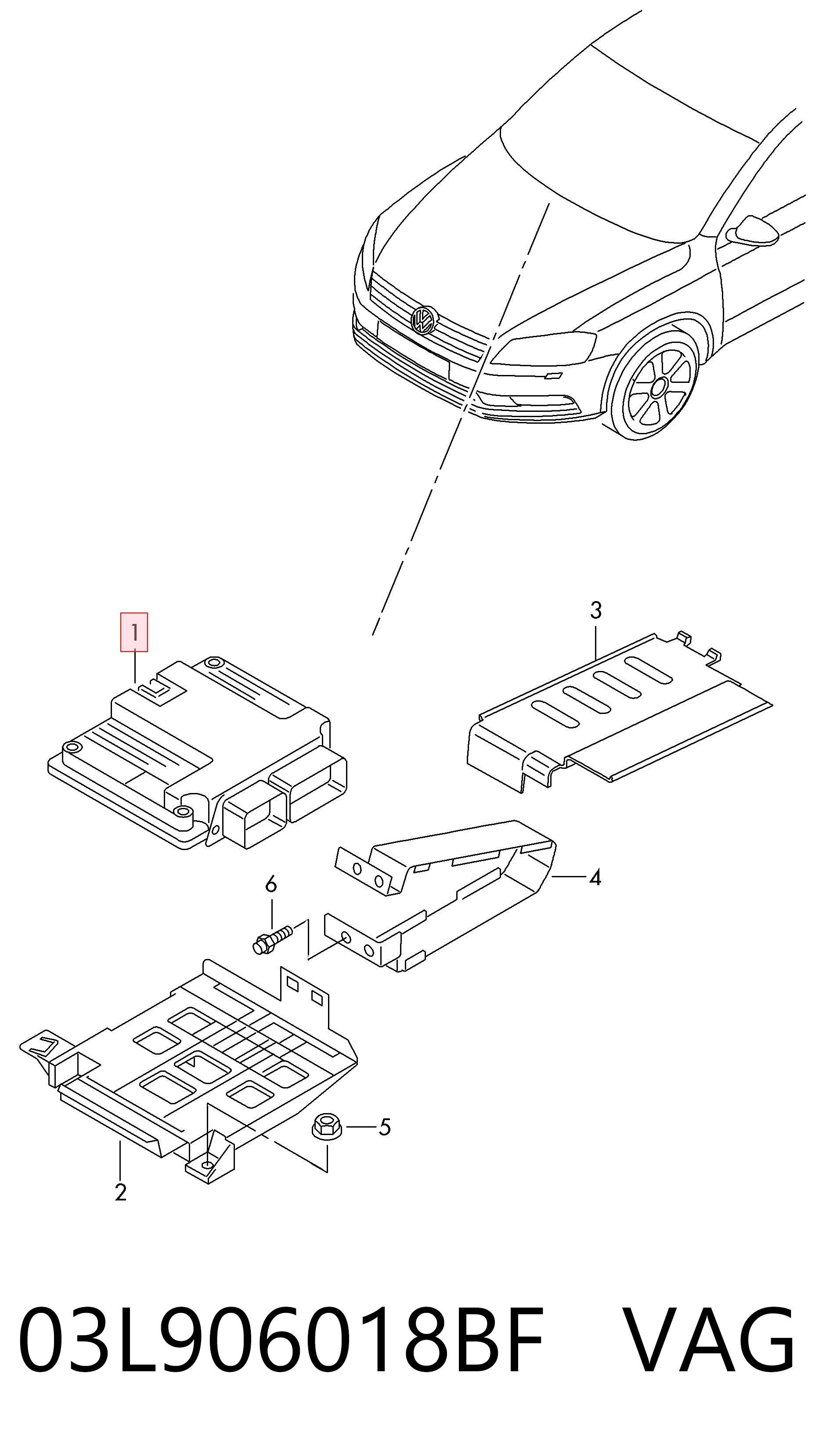 03L906018BF VAG
