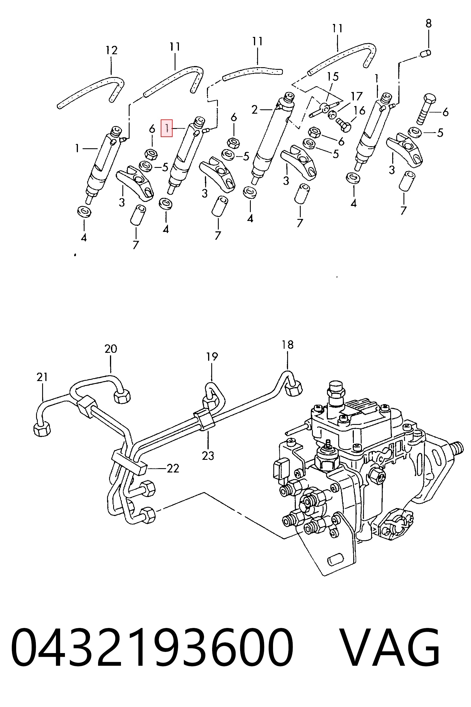 Inyectores Seat Cordoba sedán (6K2) (1999 - 2002) precio, desde 23,23 EUR