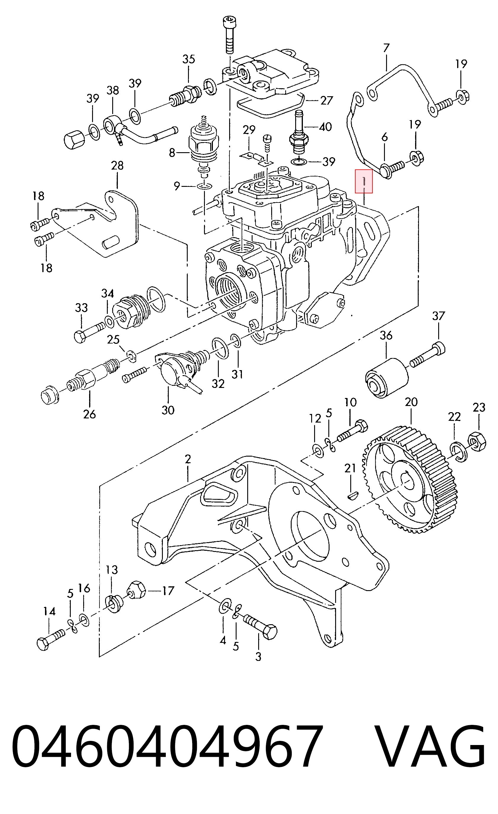 0986440553 Bosch Bomba de inyección