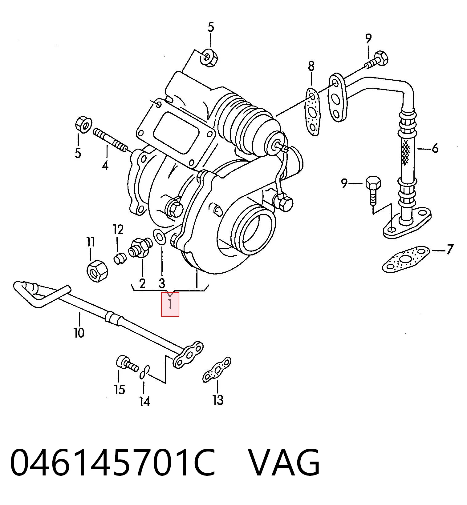  Turbocompresor Audi 100 
