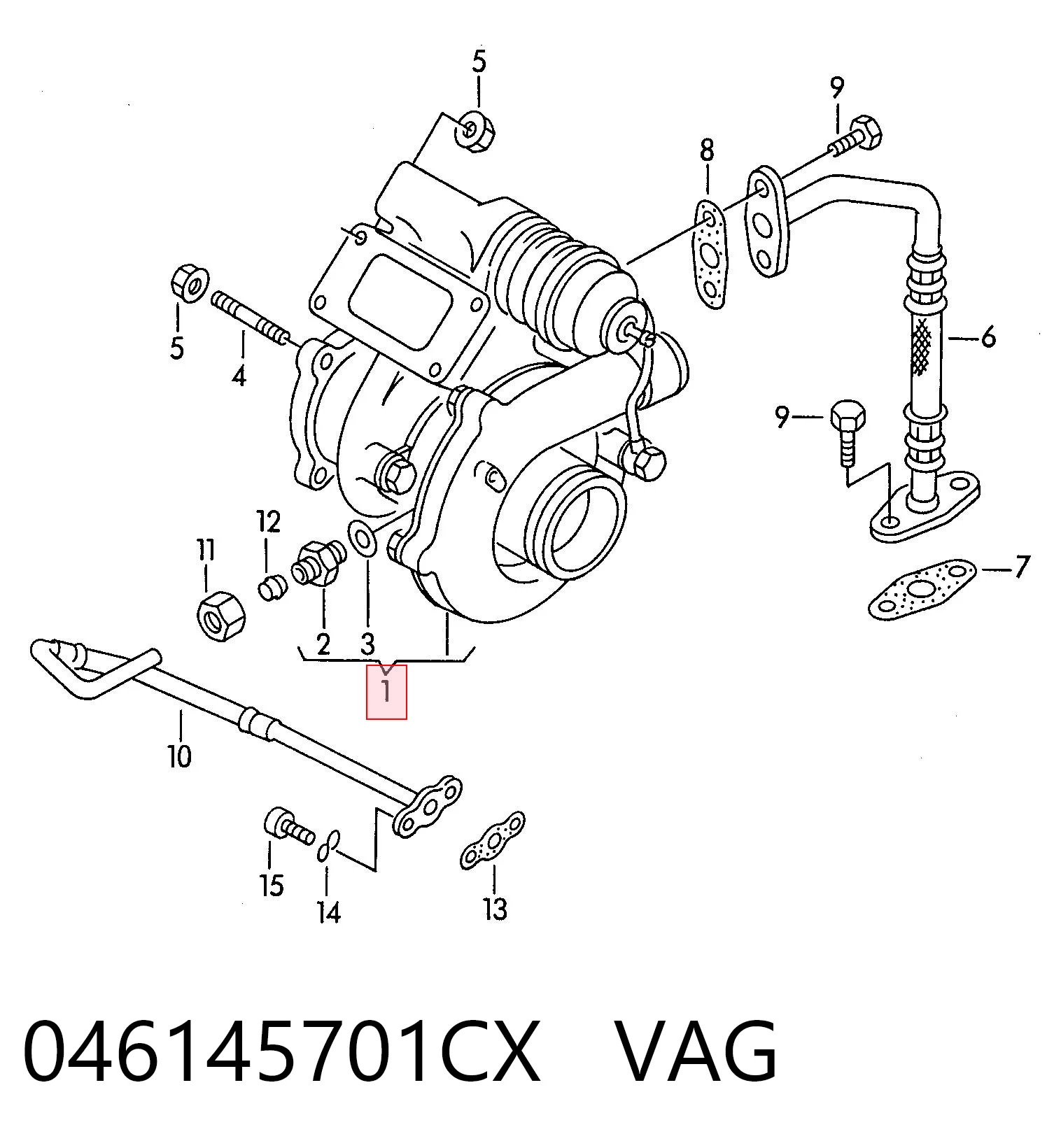 Turbo para motor para Audi 100 C4 4A2