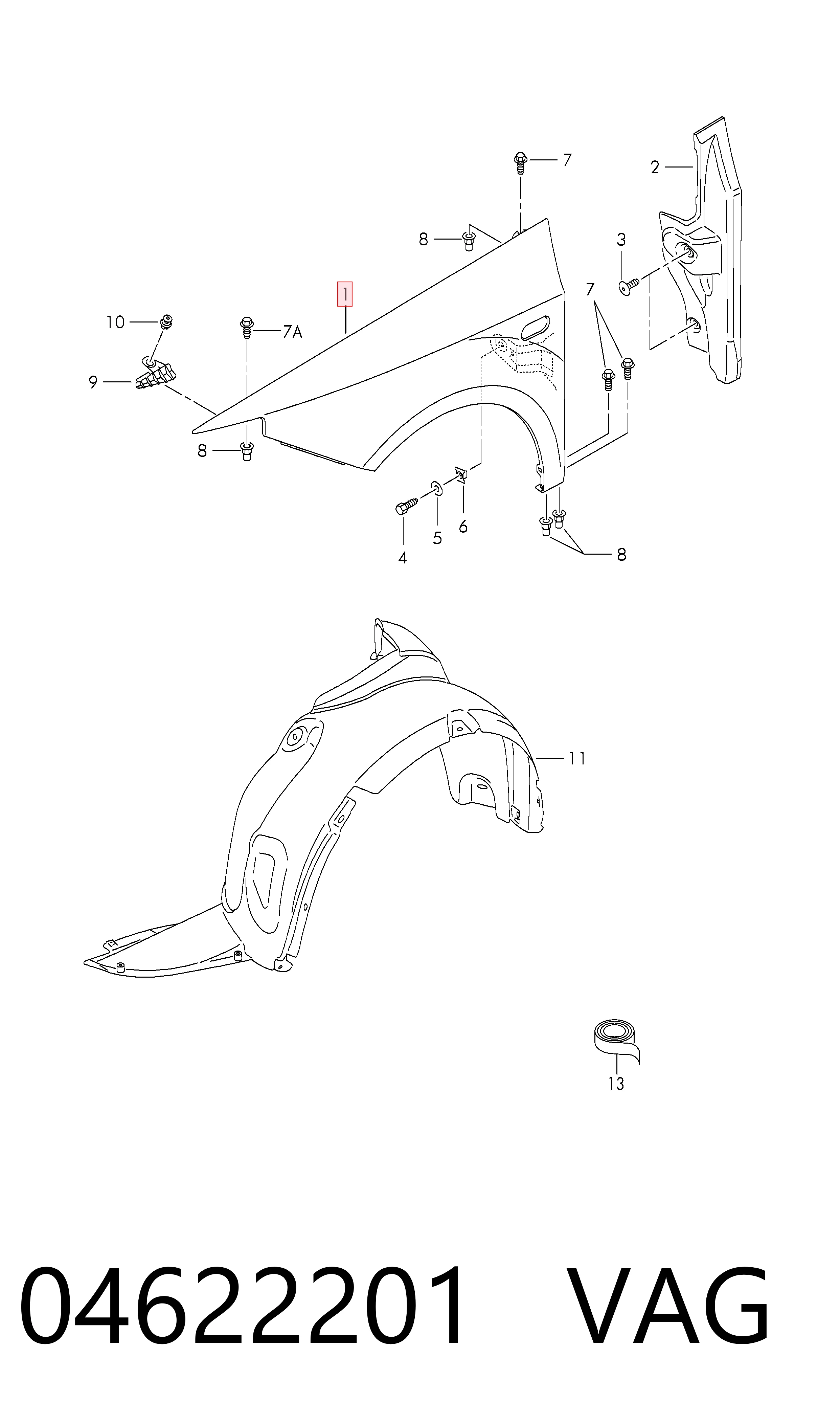 Aleta delantera izquierda Seat Ibiza IV hatchback (6J5, 6P1) (2008 - 2017) precio, desde 64,93 EUR
