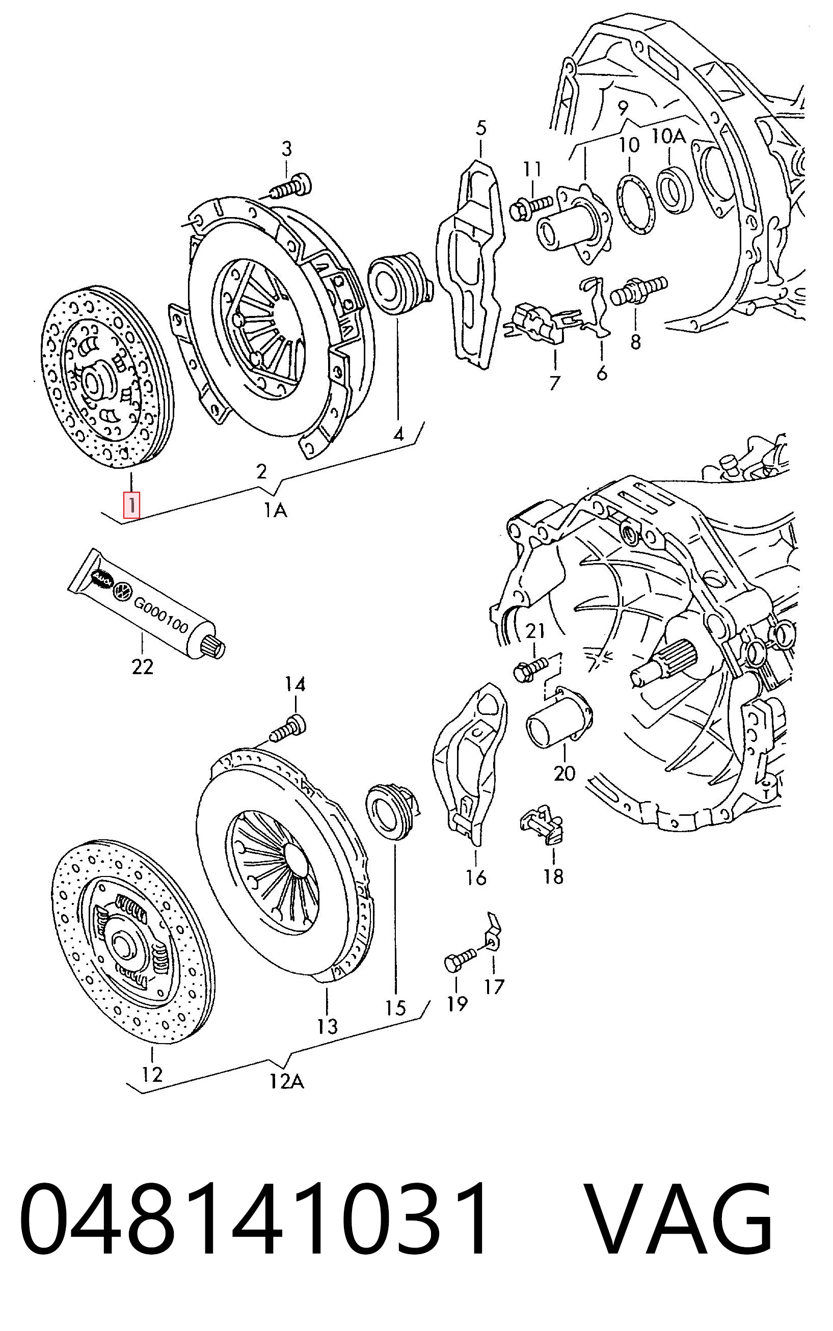 Comprar Disco de embrague Audi 80  8C2 a bajo precio