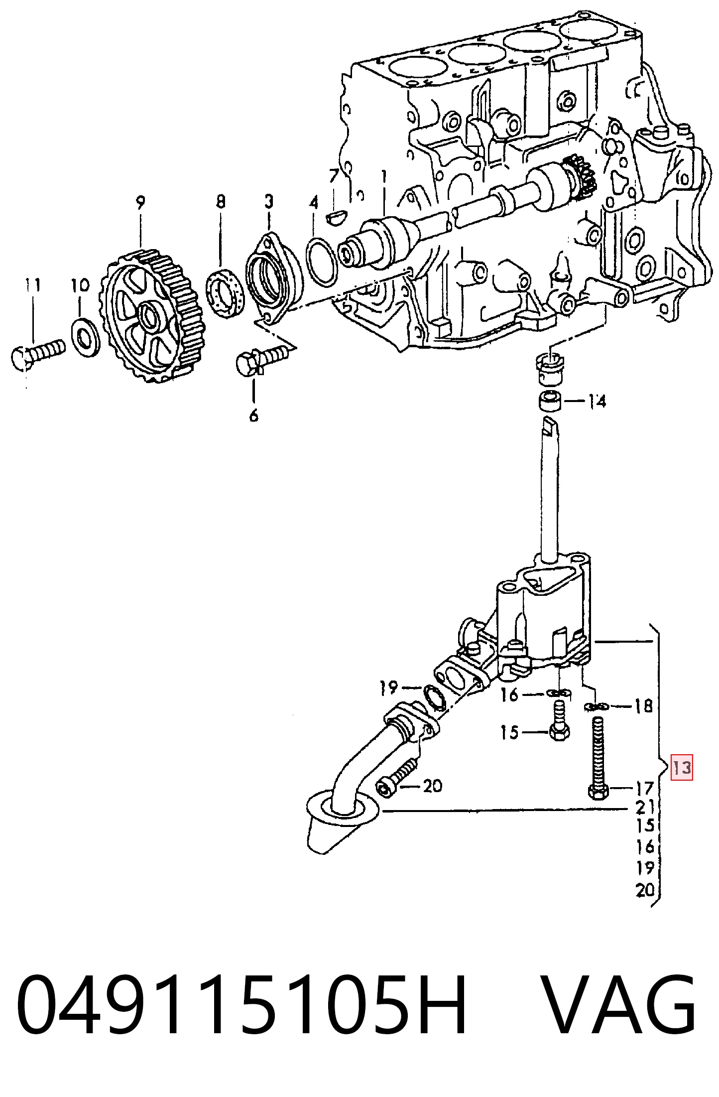 Comprar Bomba de aceite del motor 80 8C2