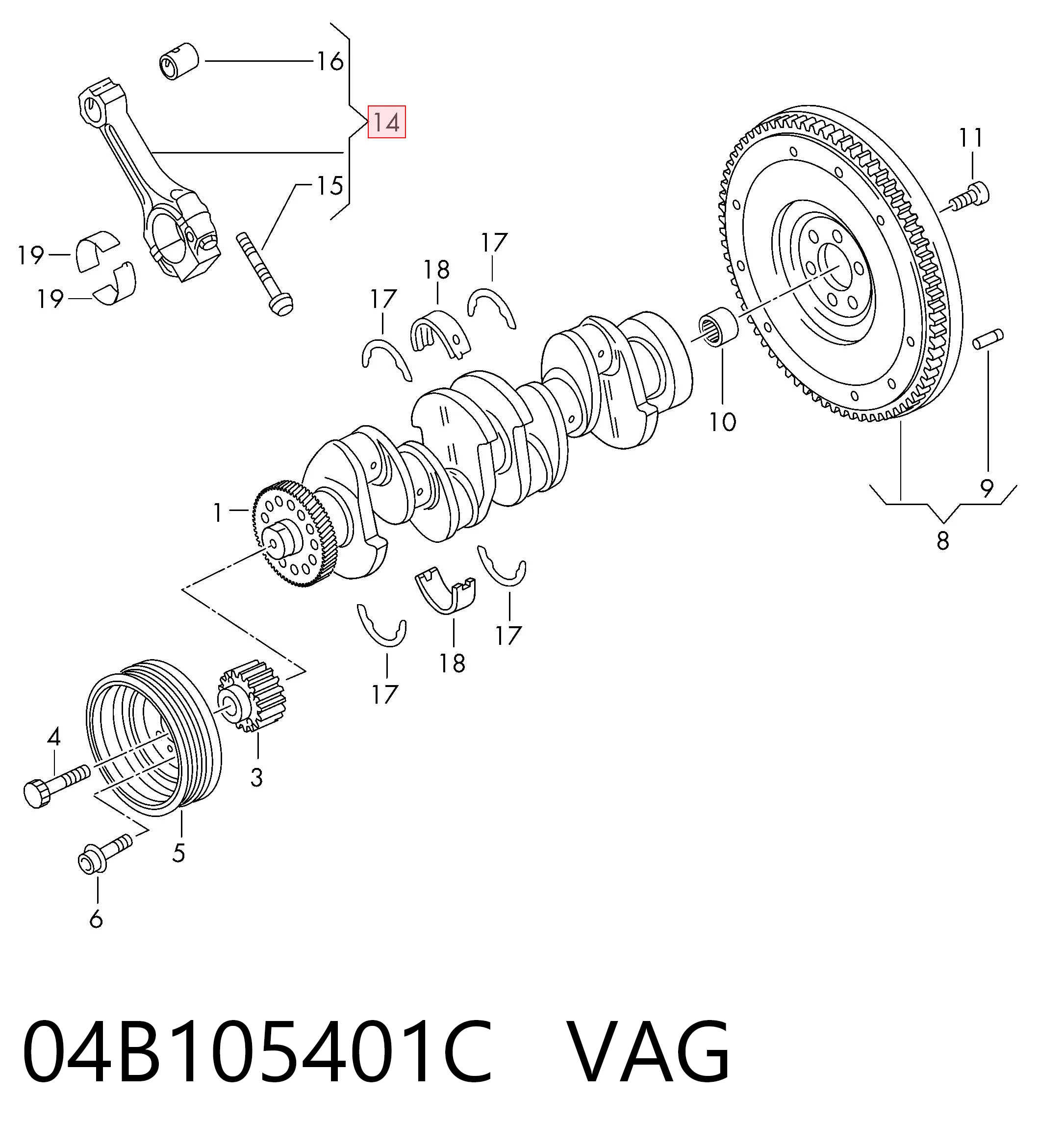 04B105401C VAG