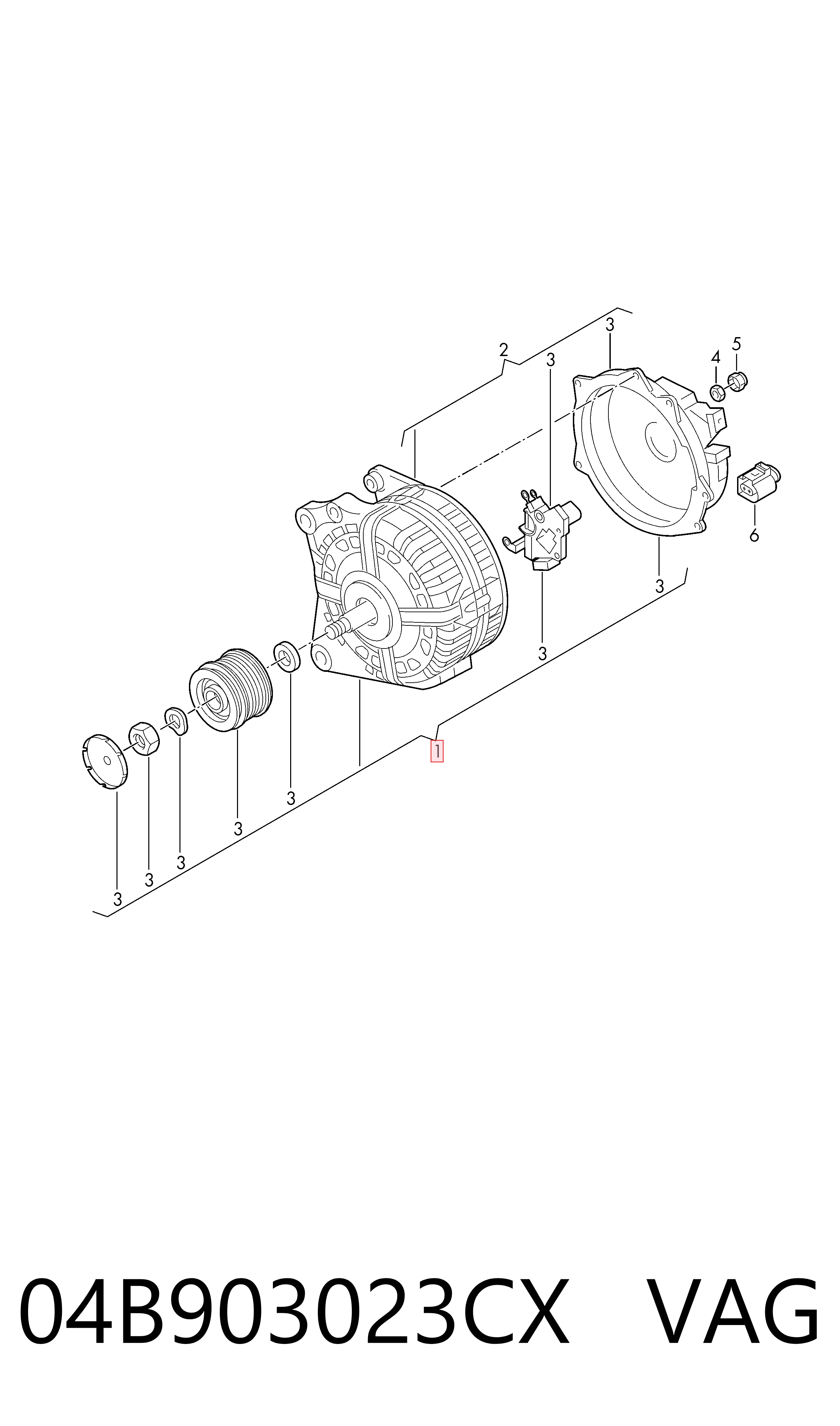 04B903023CX VAG
