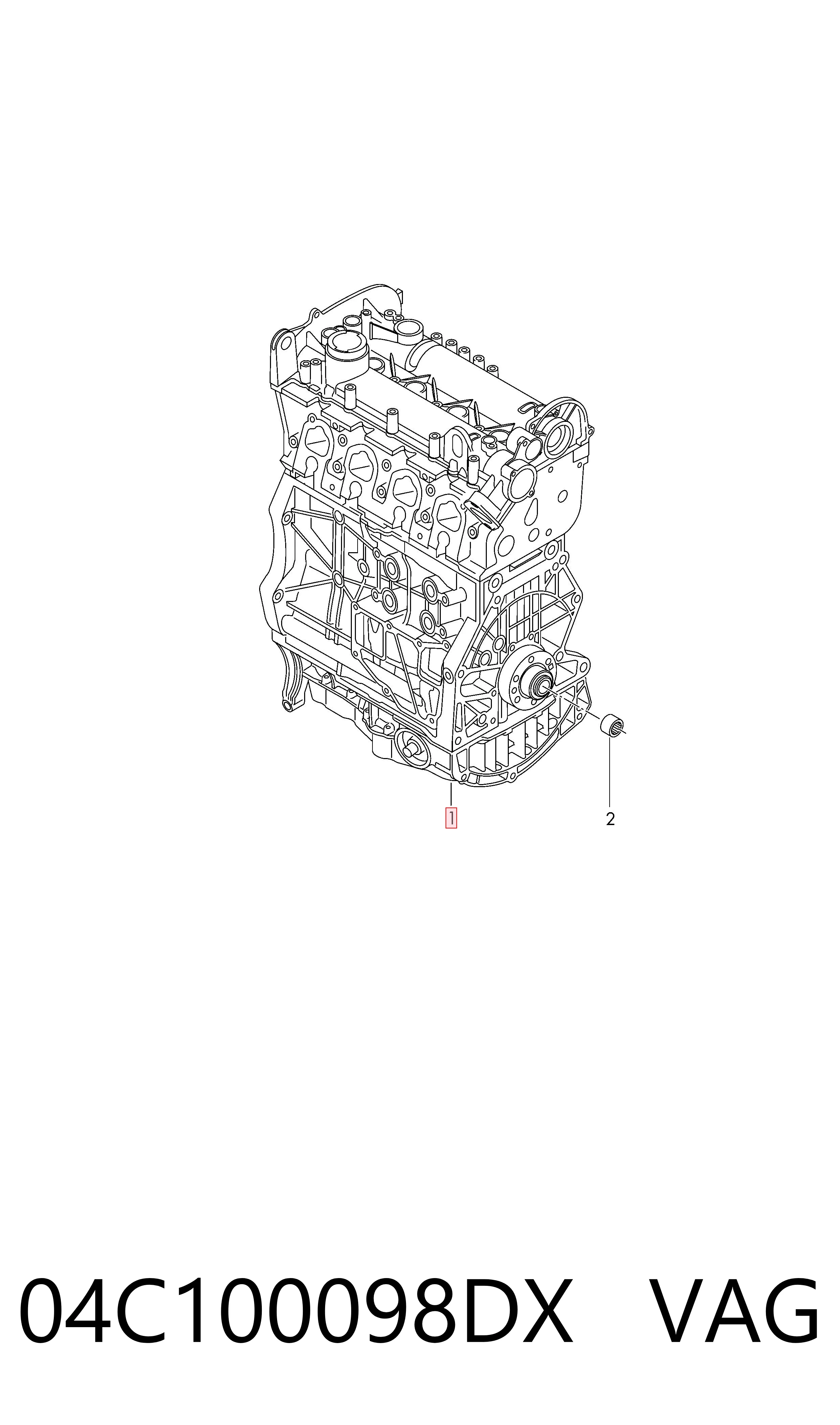 04C100098DX VAG