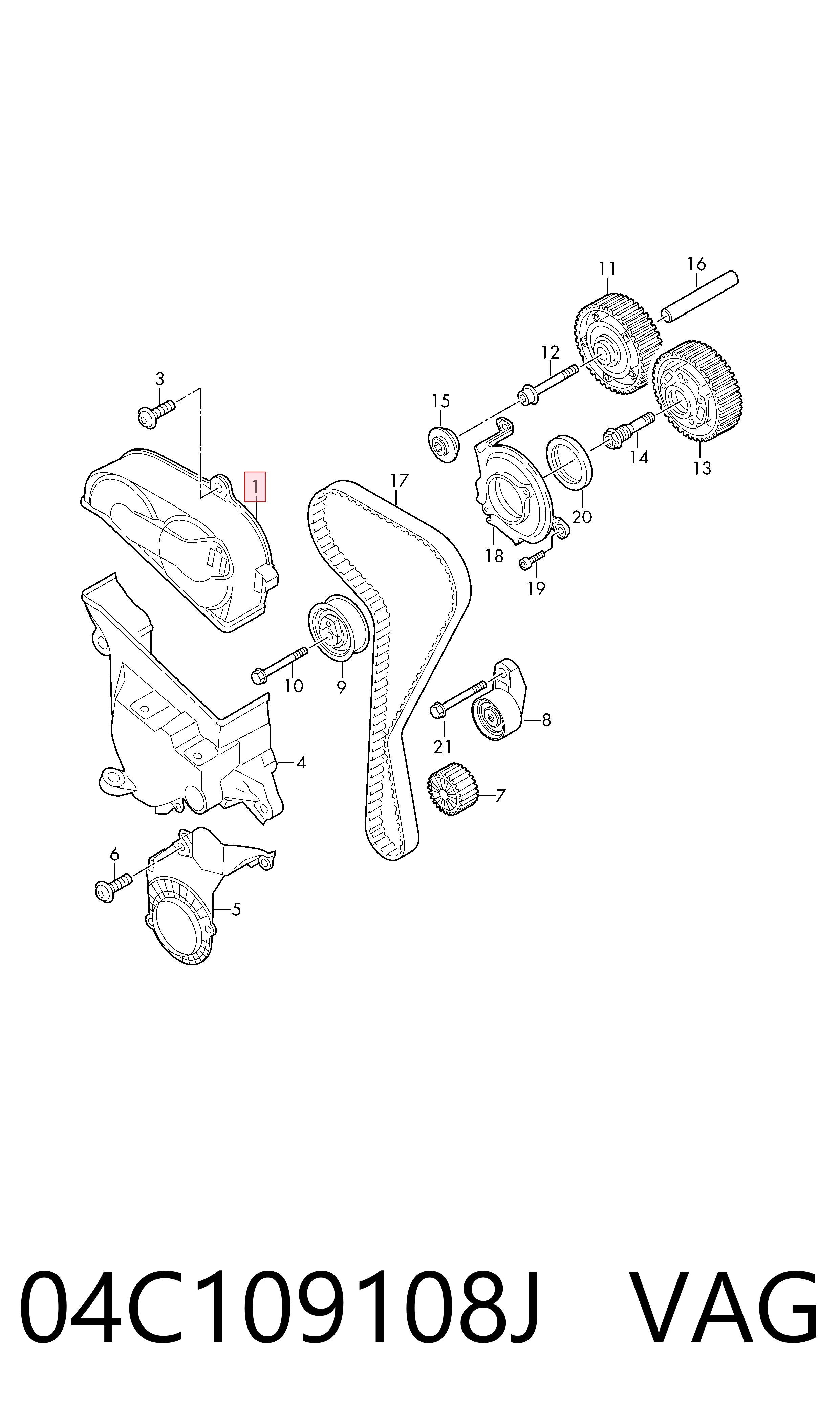 Comprar 04C109108J VAG 