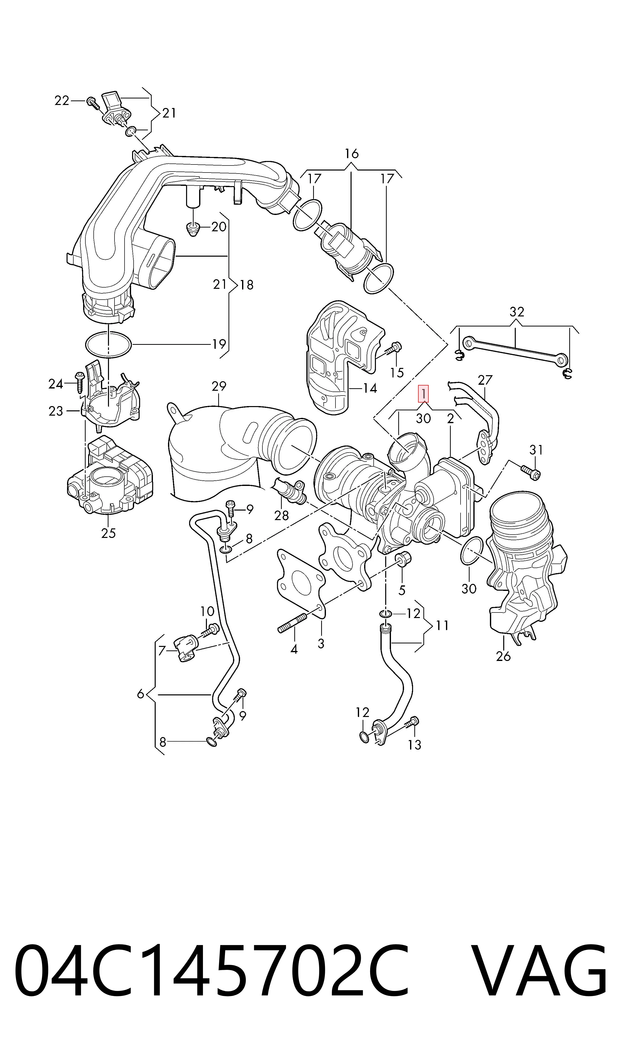  Turbocompresor Seat Leon 4