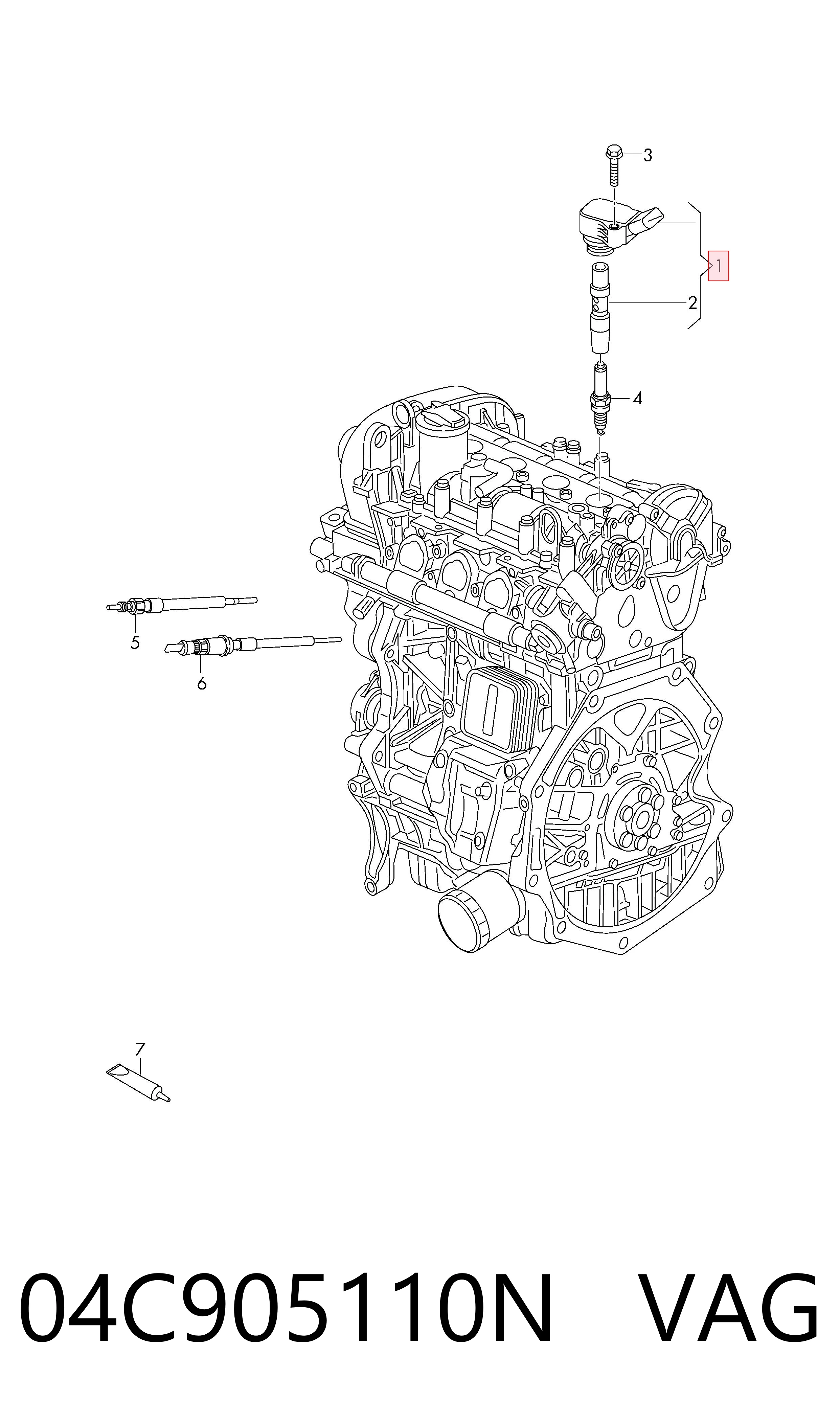 04C905110N VAG