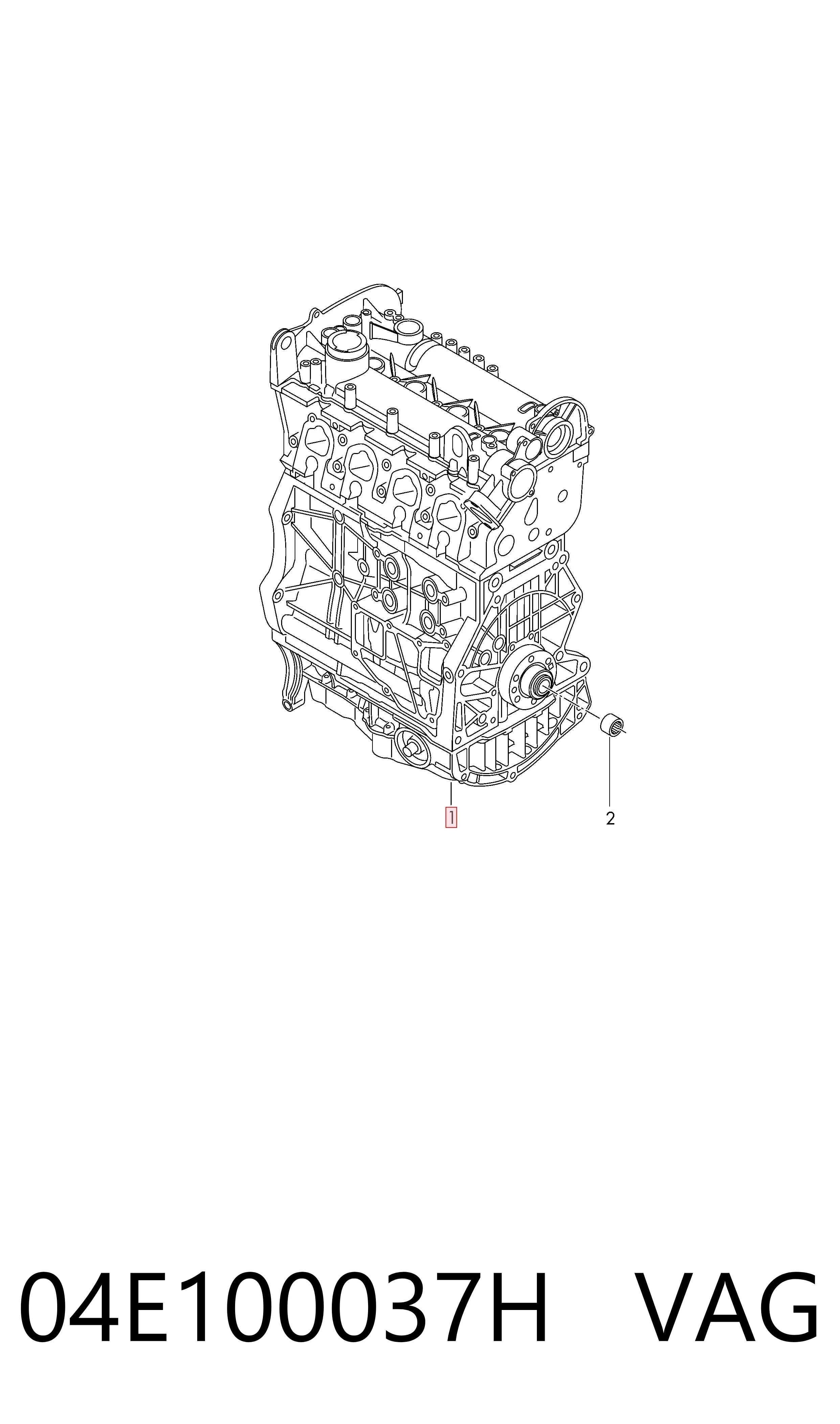Comprar Motor completo Volkswagen Jetta VII BU3, BU4 a bajo precio