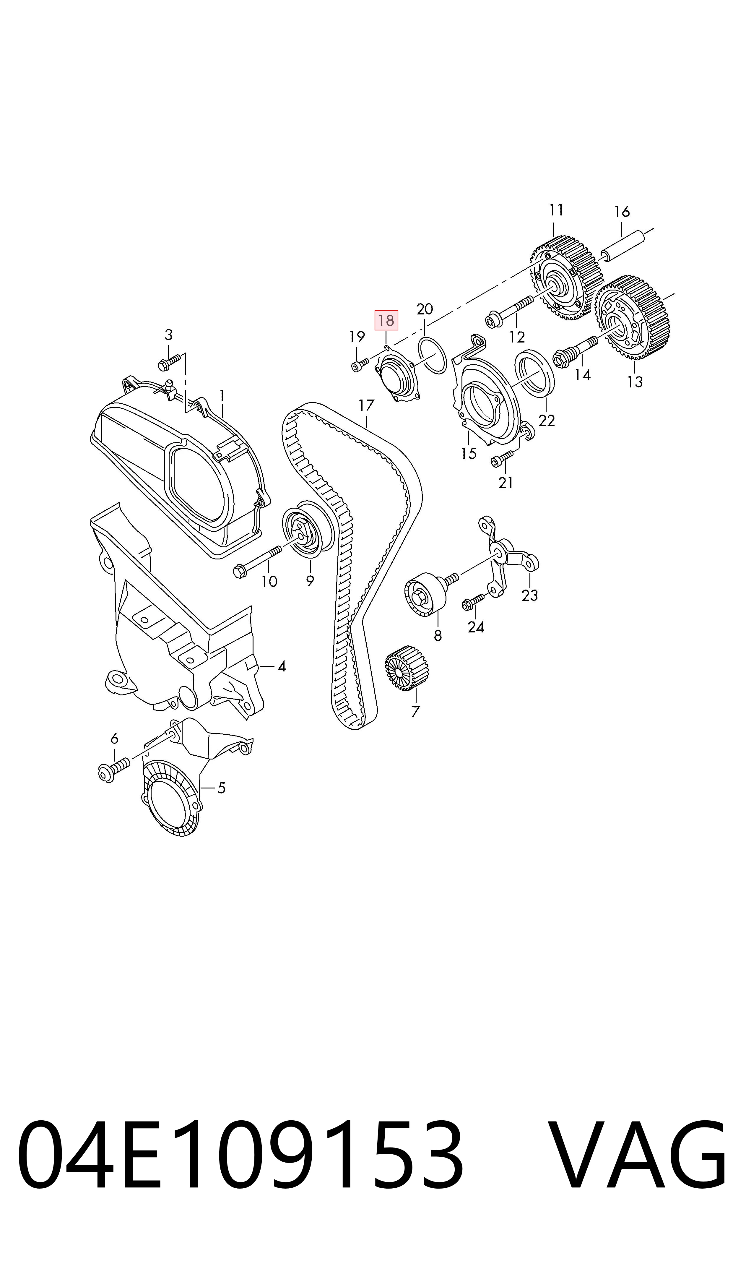  VAG 04E109153 precio, desde 22,37 EUR