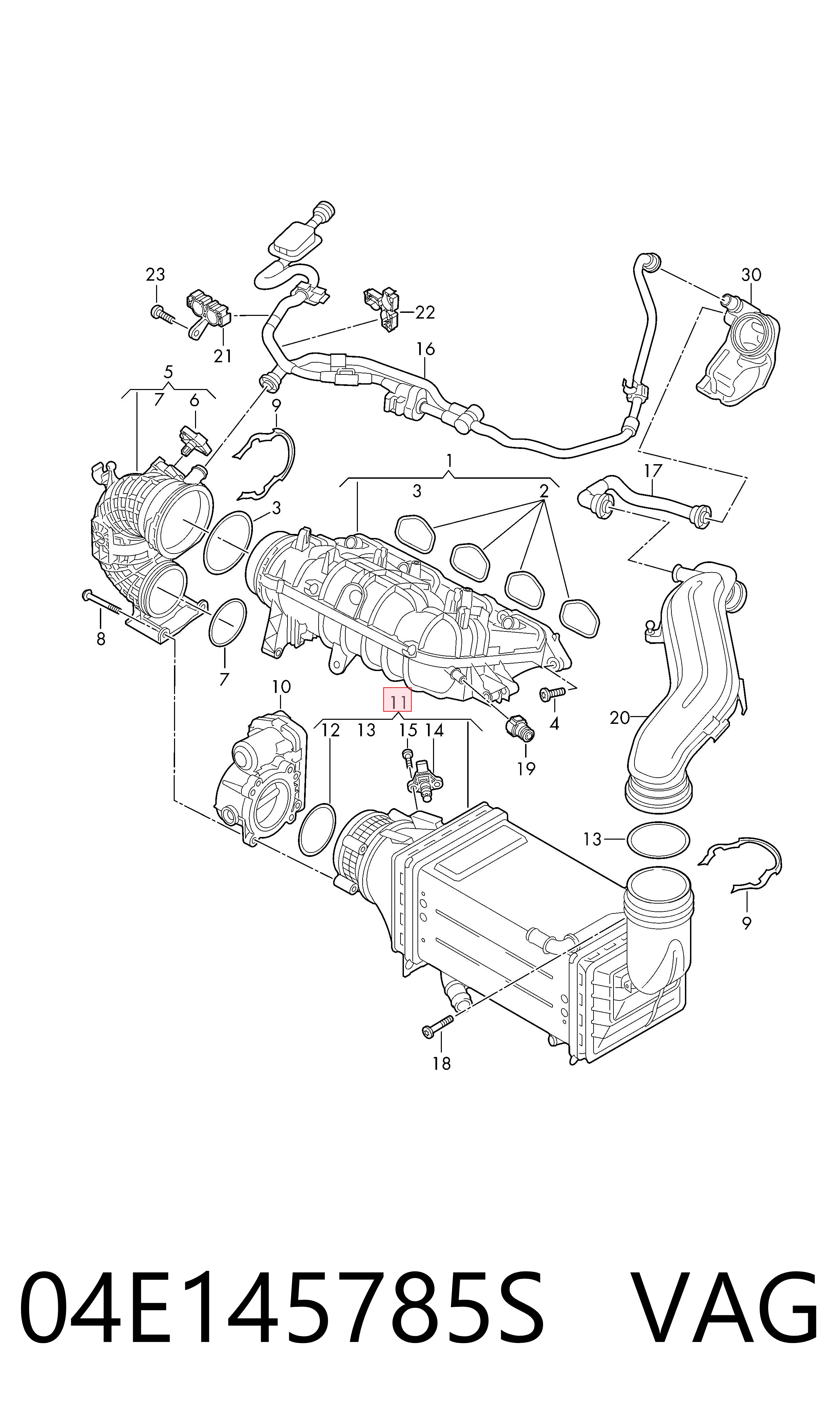  Intercooler Volkswagen T-CROSS 