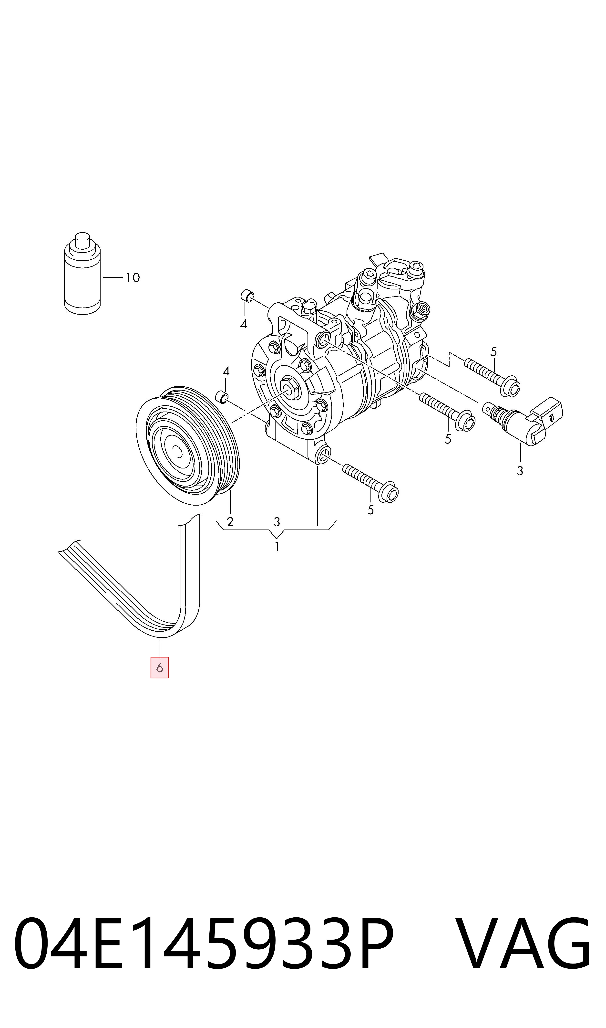 Comprar Correa de alternador Skoda Fabia IV PJ3