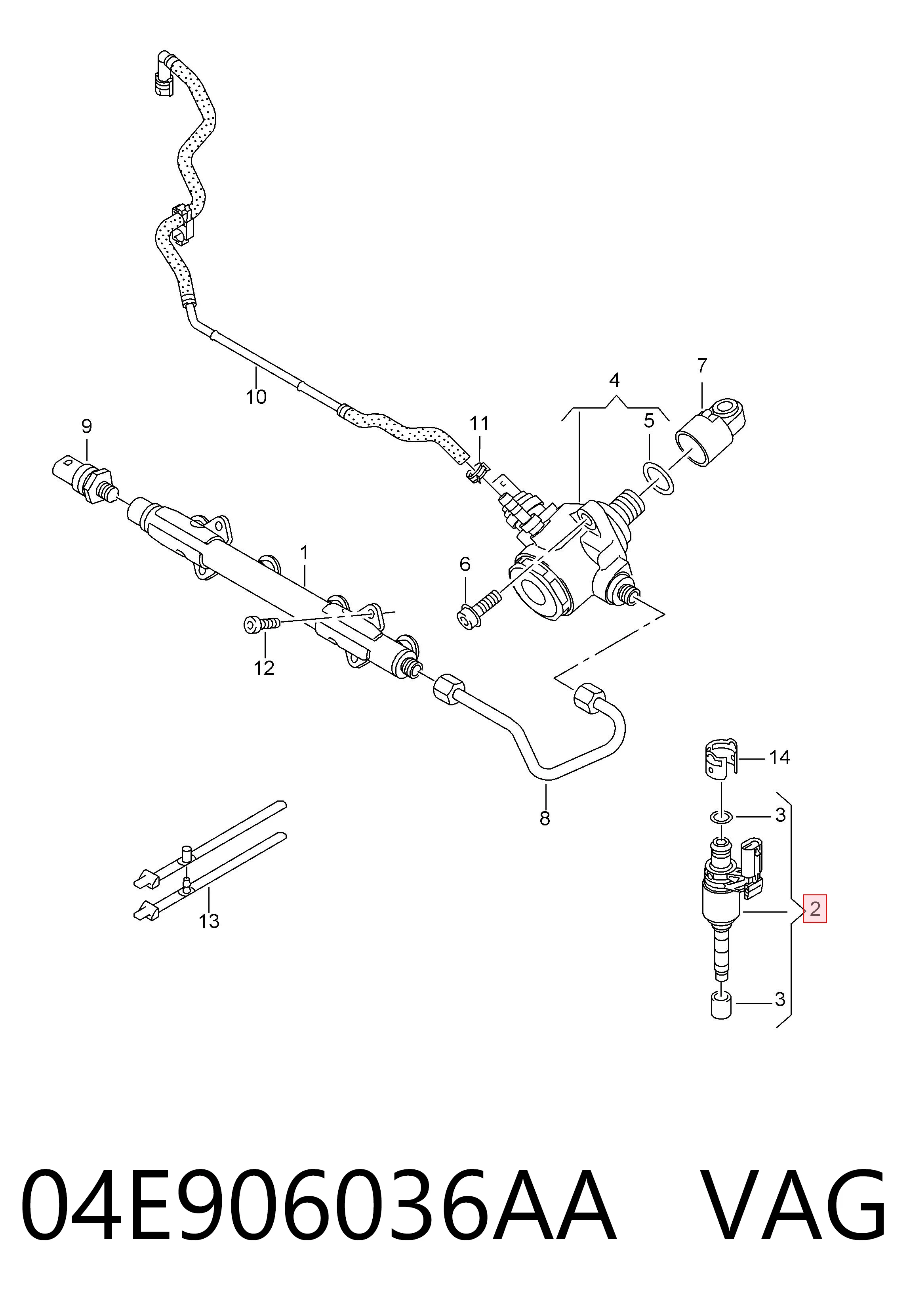 Comprar Inyector Volkswagen Jetta VII BU3, BU4